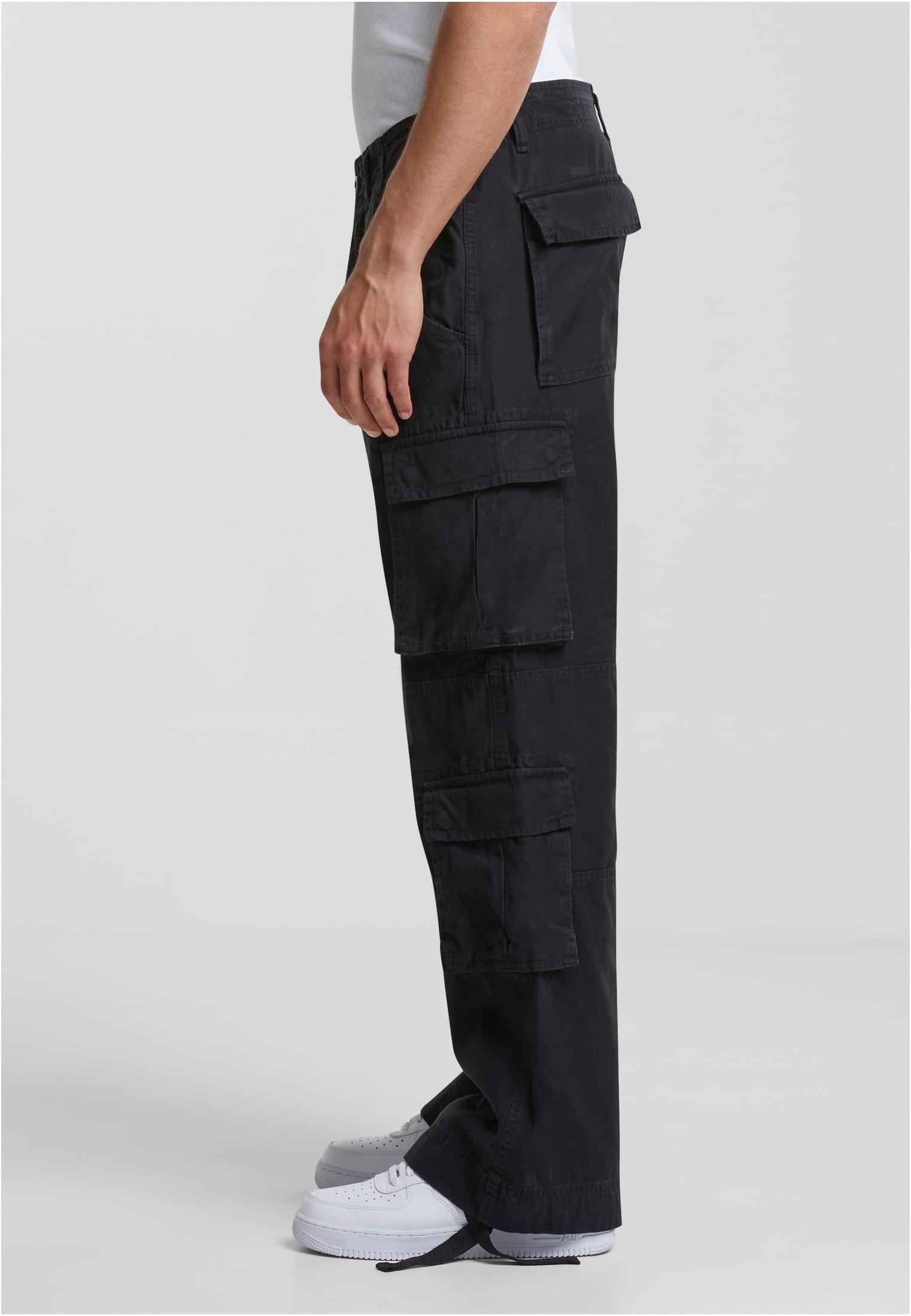 Double Cargo Pants | black