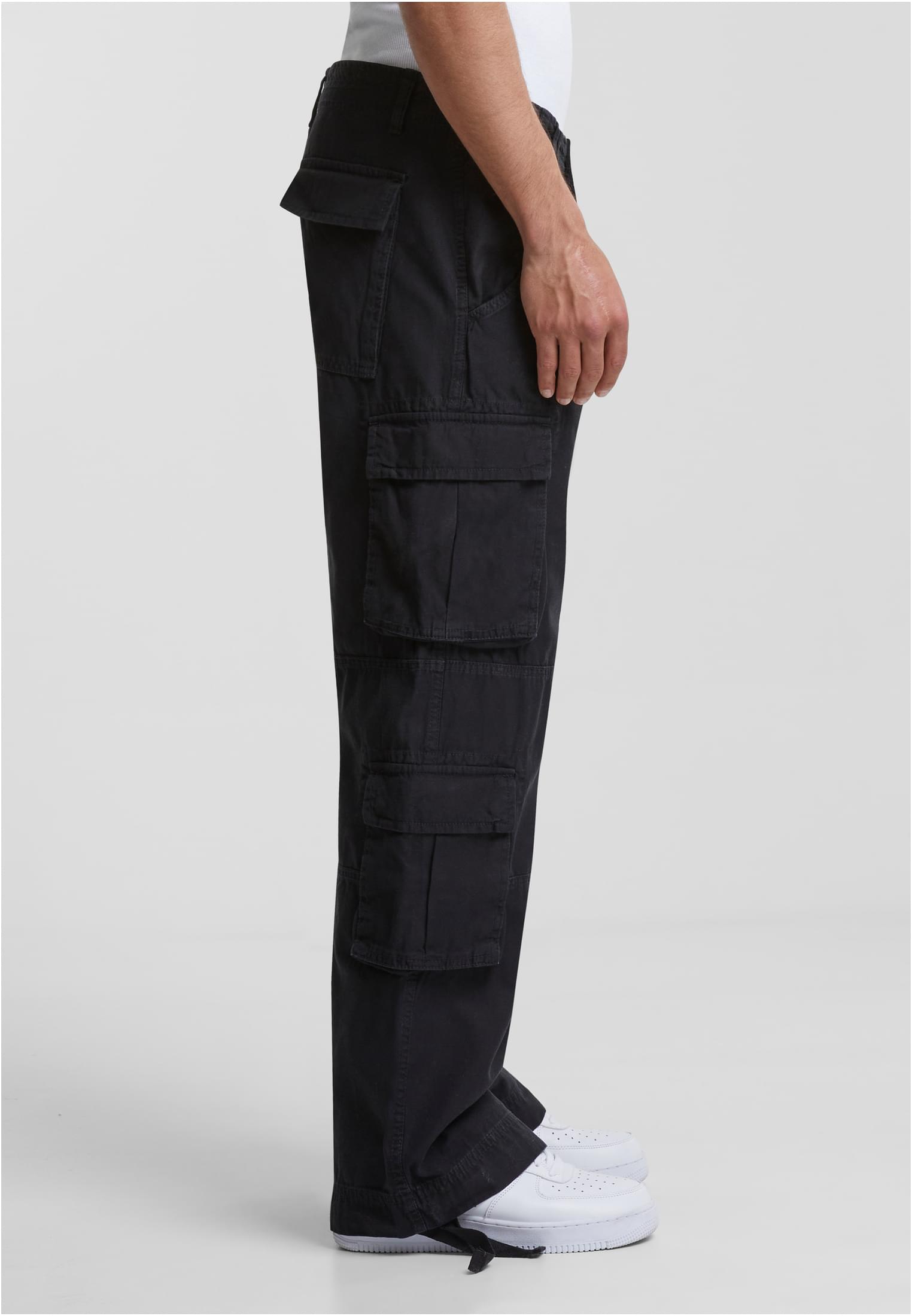 Double Cargo Pants | black