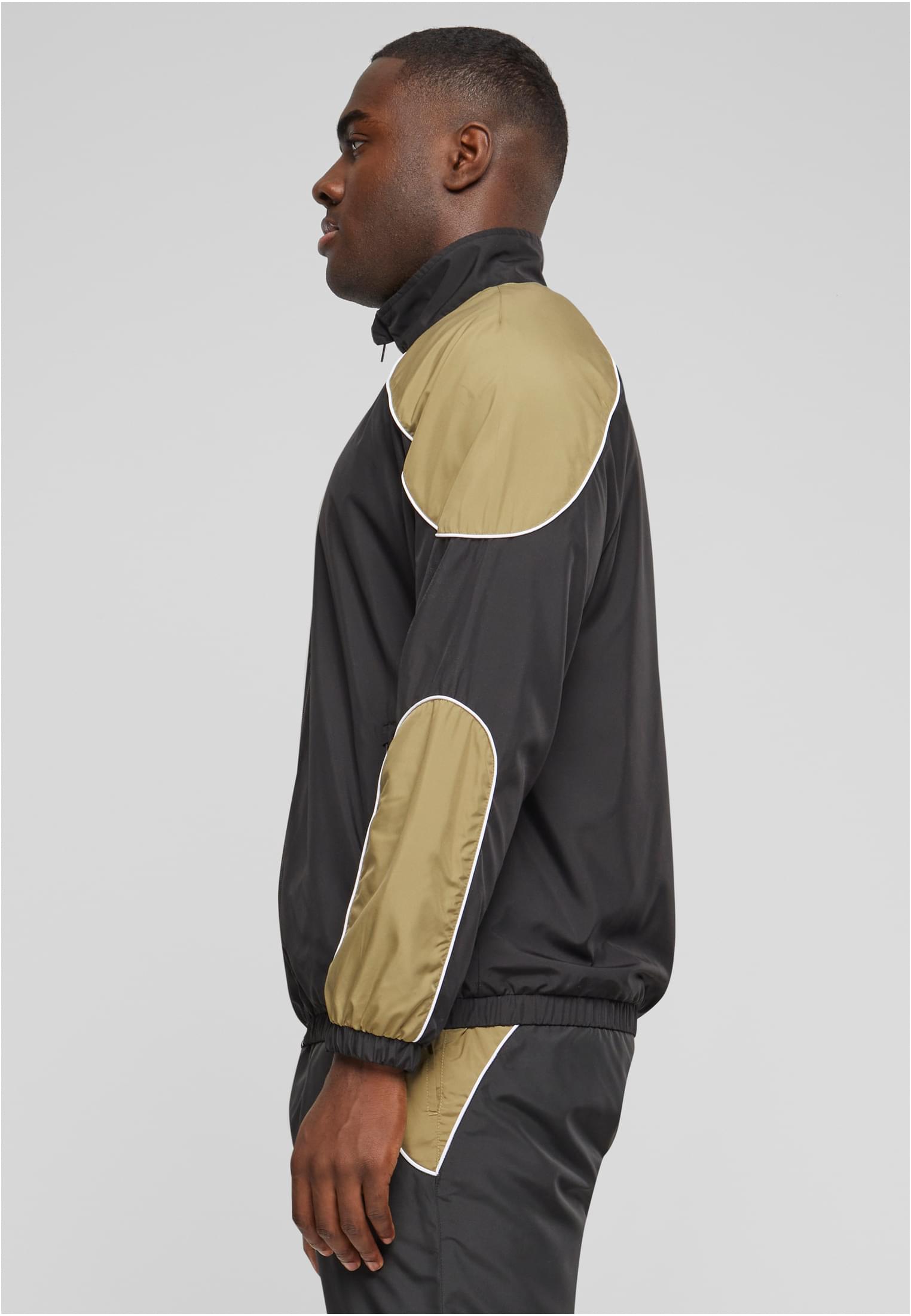 Piped Track Jacket | black