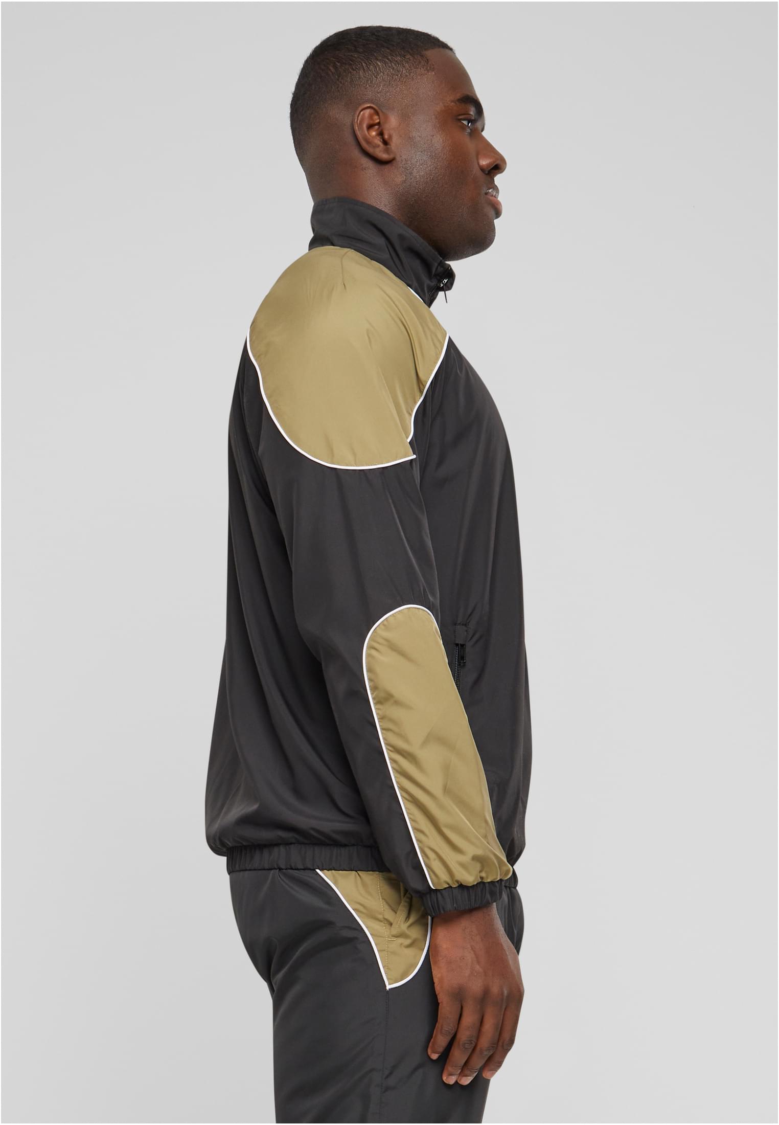 Piped Track Jacket | black