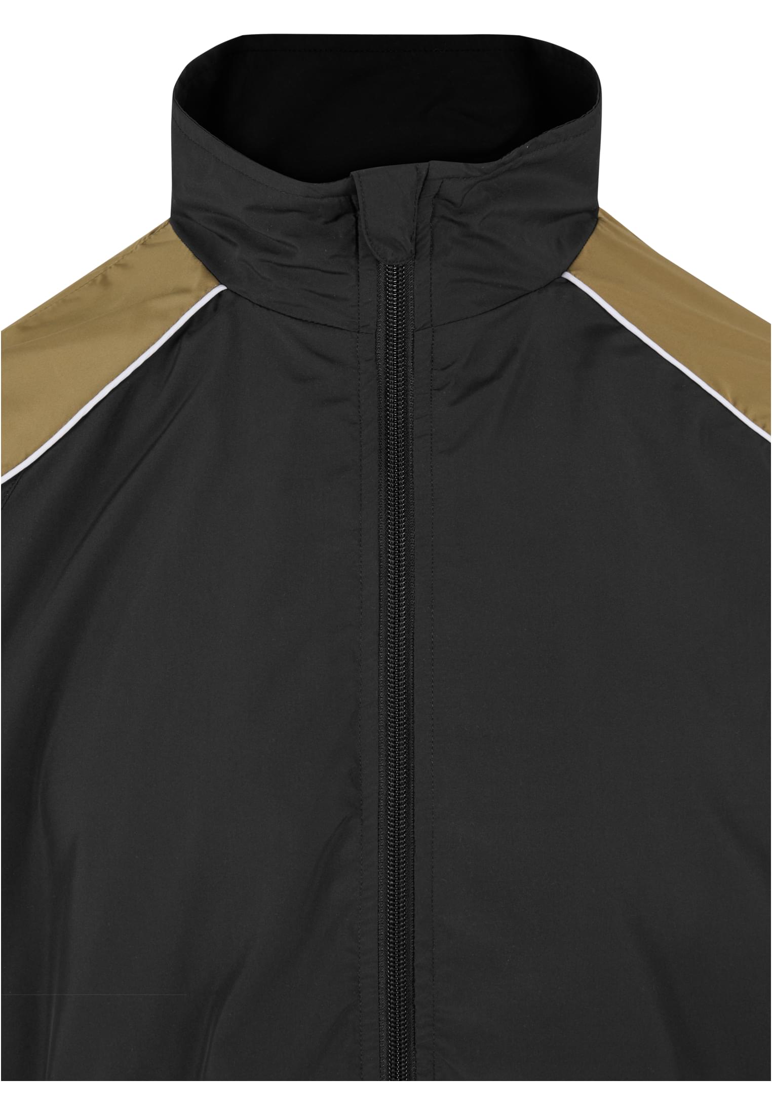 Piped Track Jacket | black