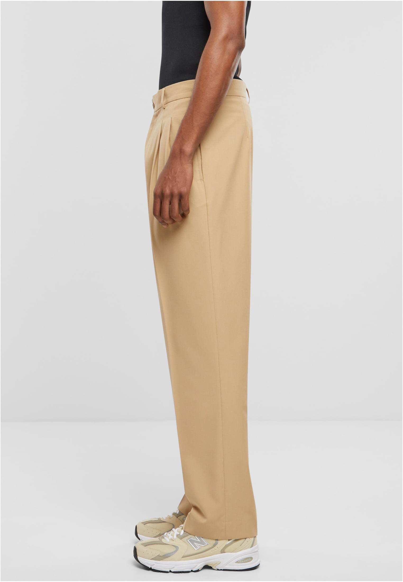 Double Pleated Pants | unionbeige