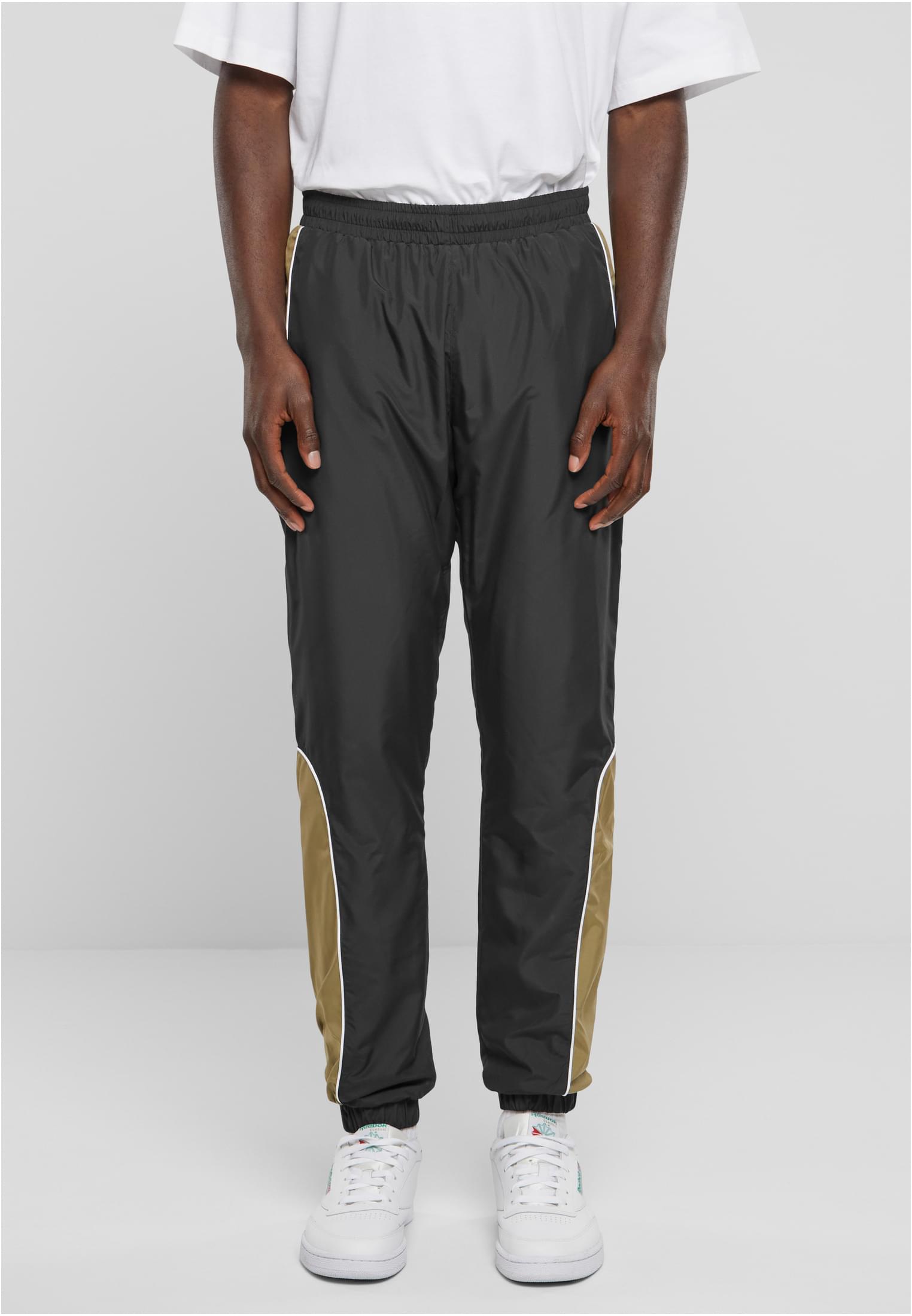 Piped Track Pants | black