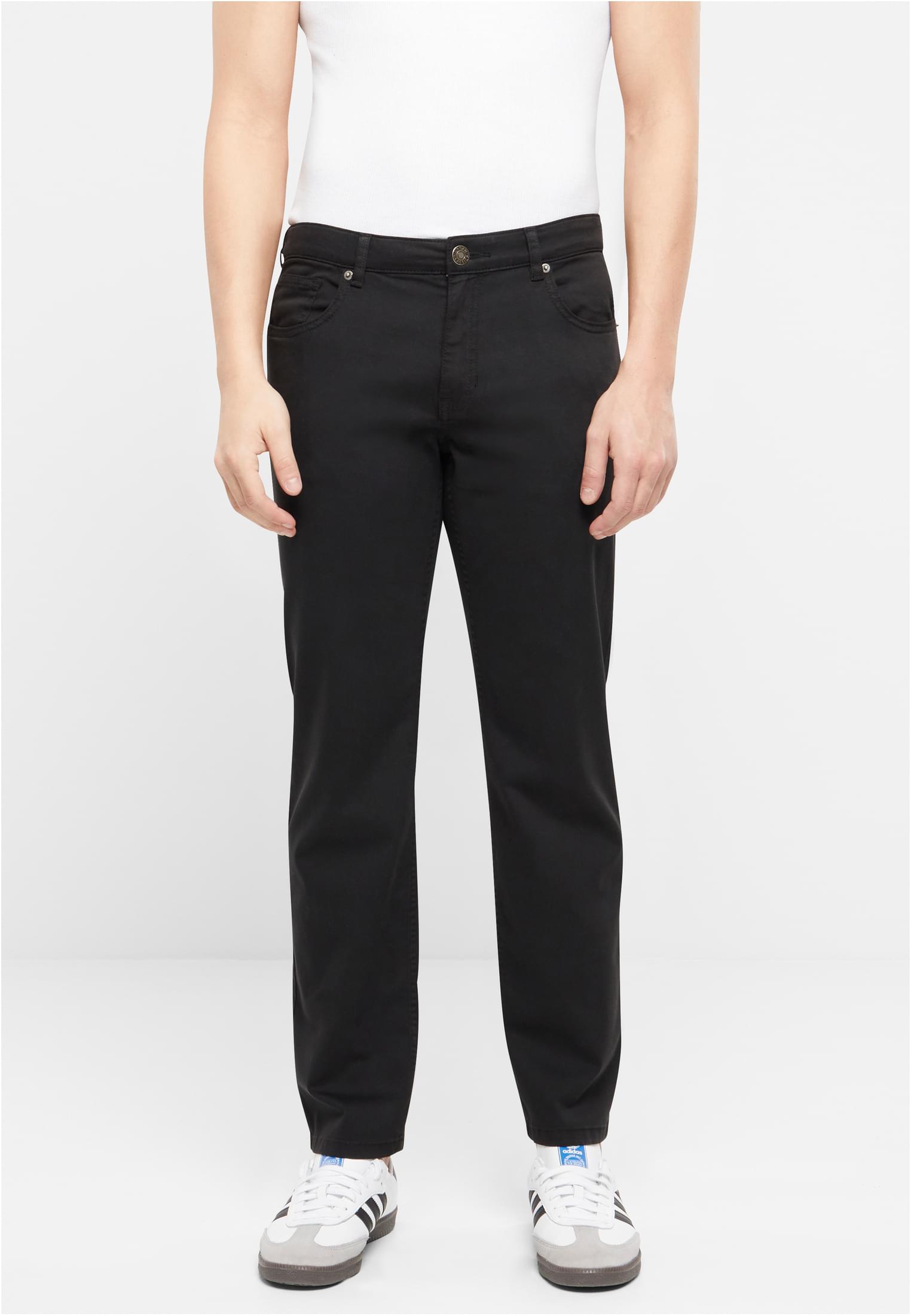 Stretch Twill 5 Pocket Pants | black