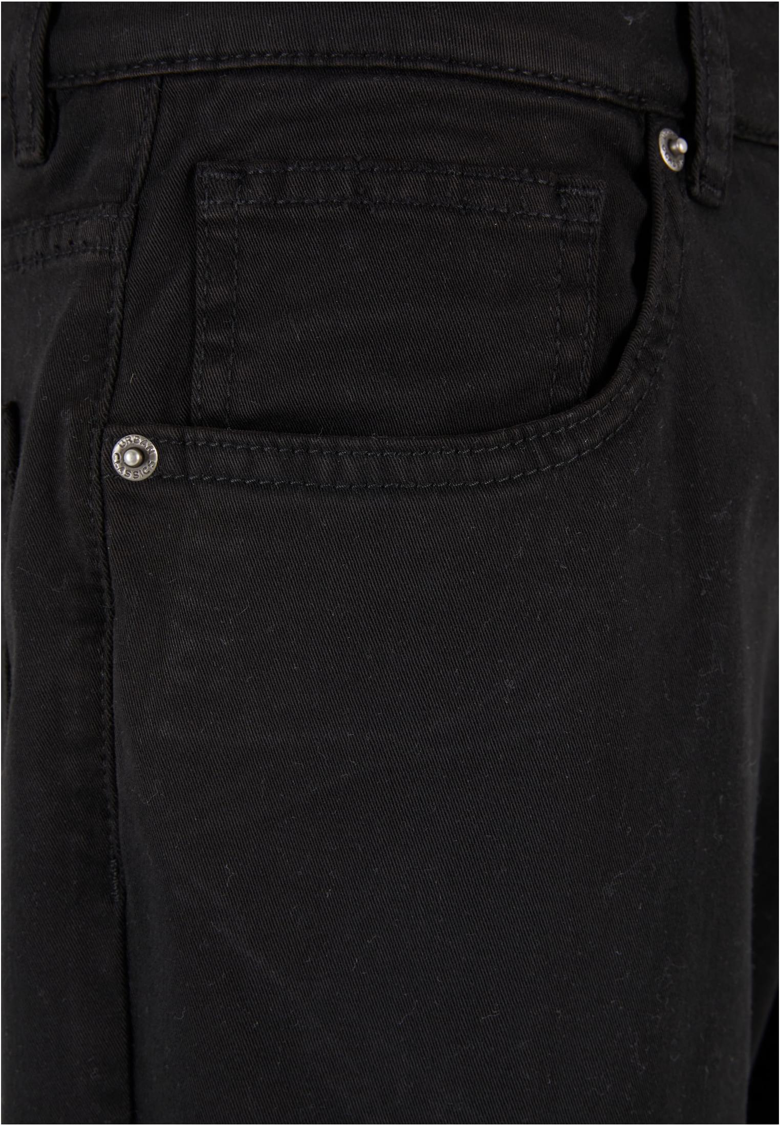 Stretch Twill 5 Pocket Pants | black