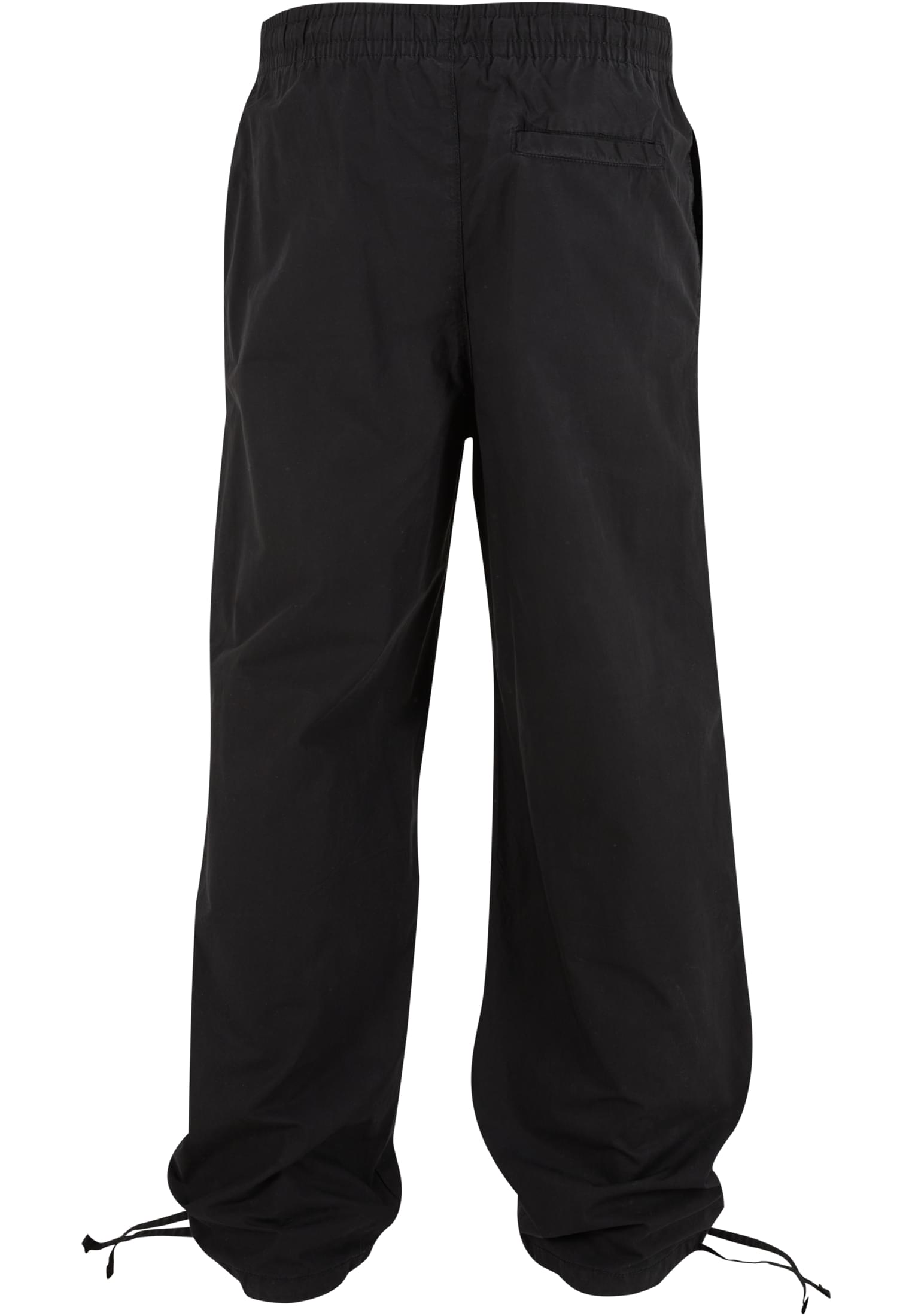 Wide Poplin Pants | black