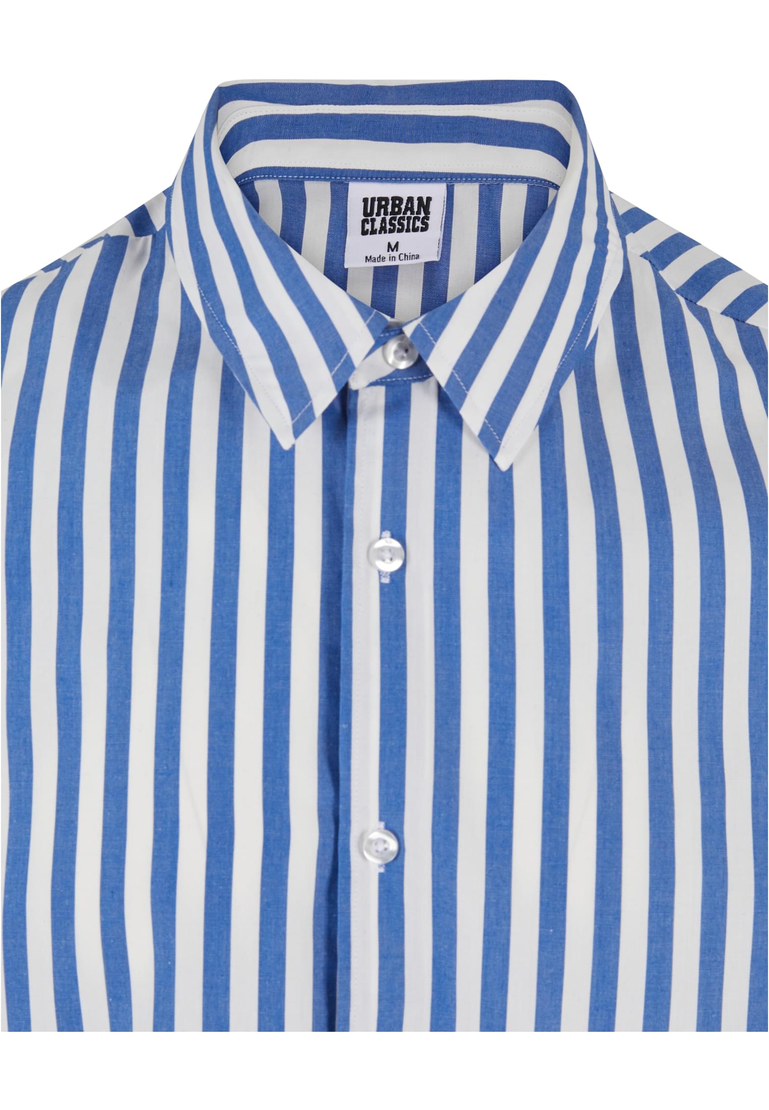 Striped Short Sleeve Summer Shirt | white/blue