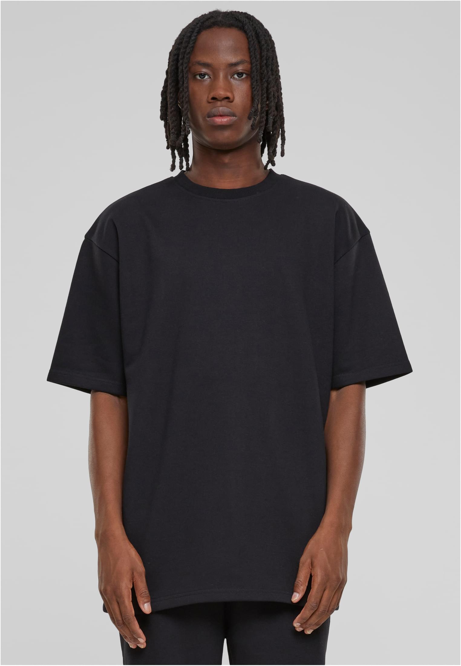 Light Terry T-Shirt Crew | black