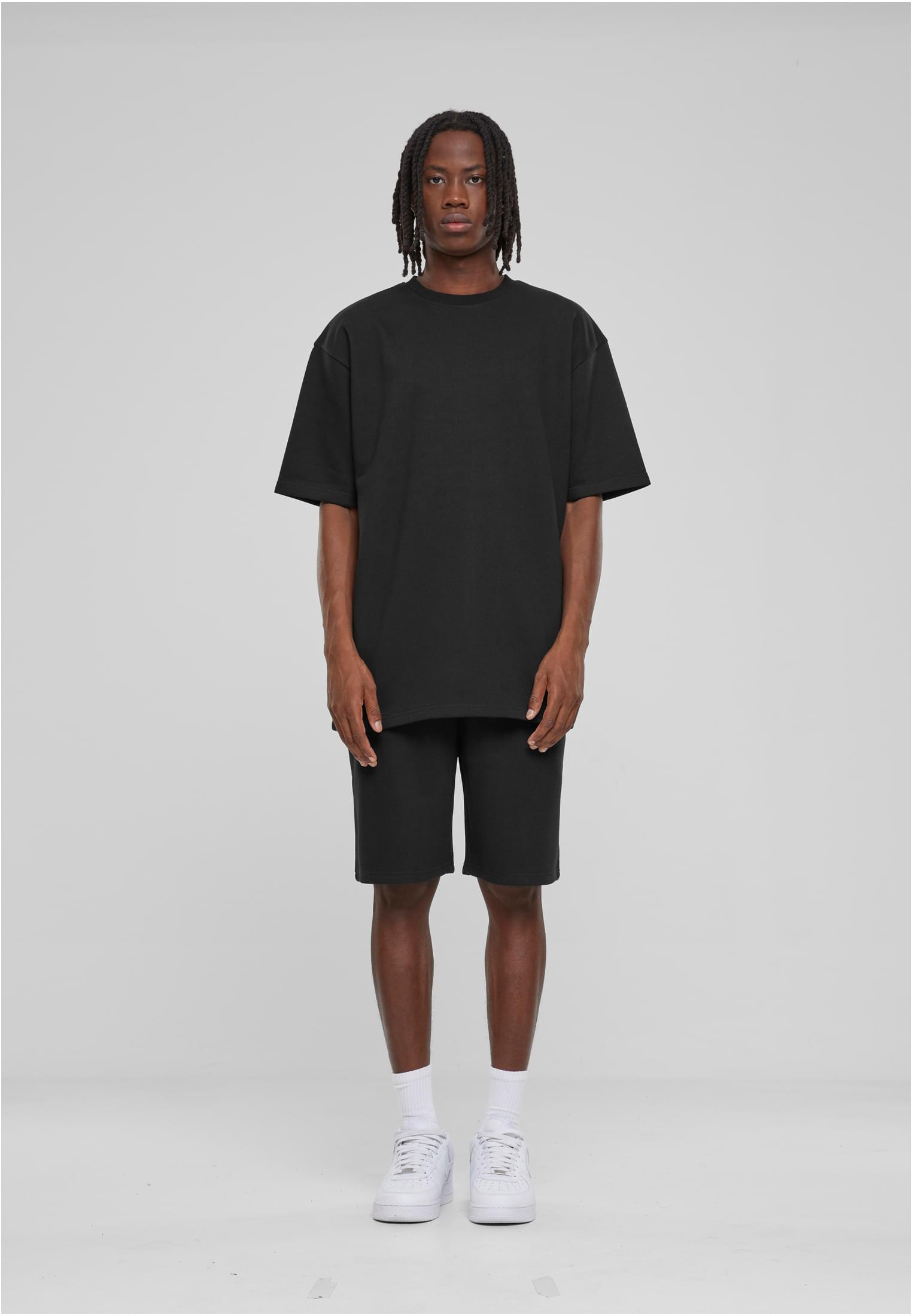 Light Terry T-Shirt Crew | black