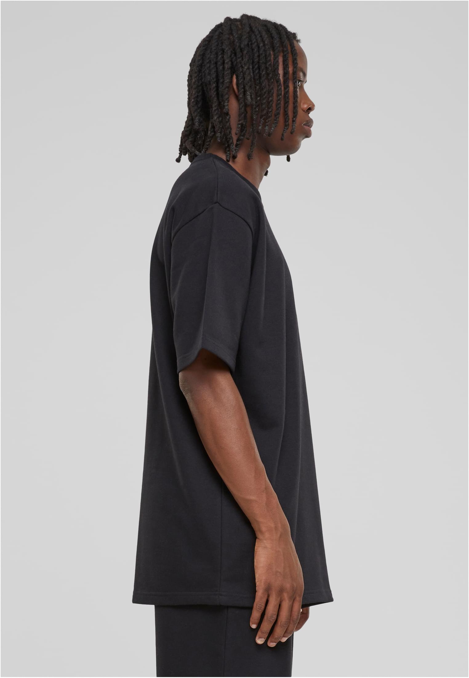 Light Terry T-Shirt Crew | black