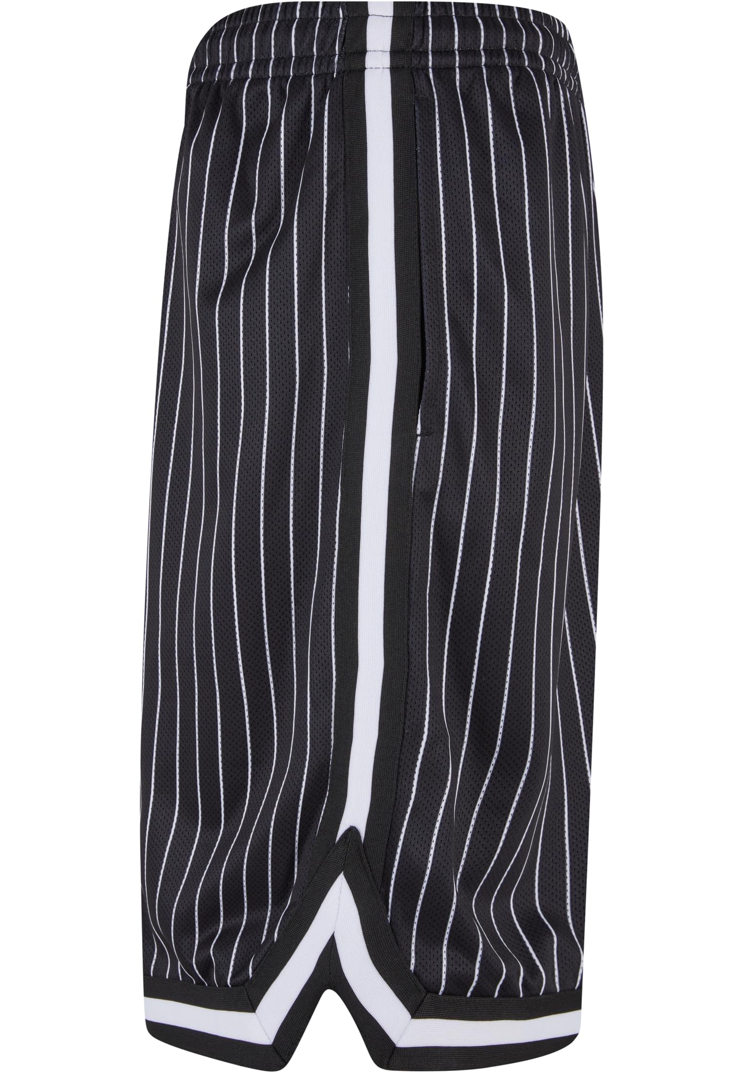 Striped Mesh Shorts | black/white