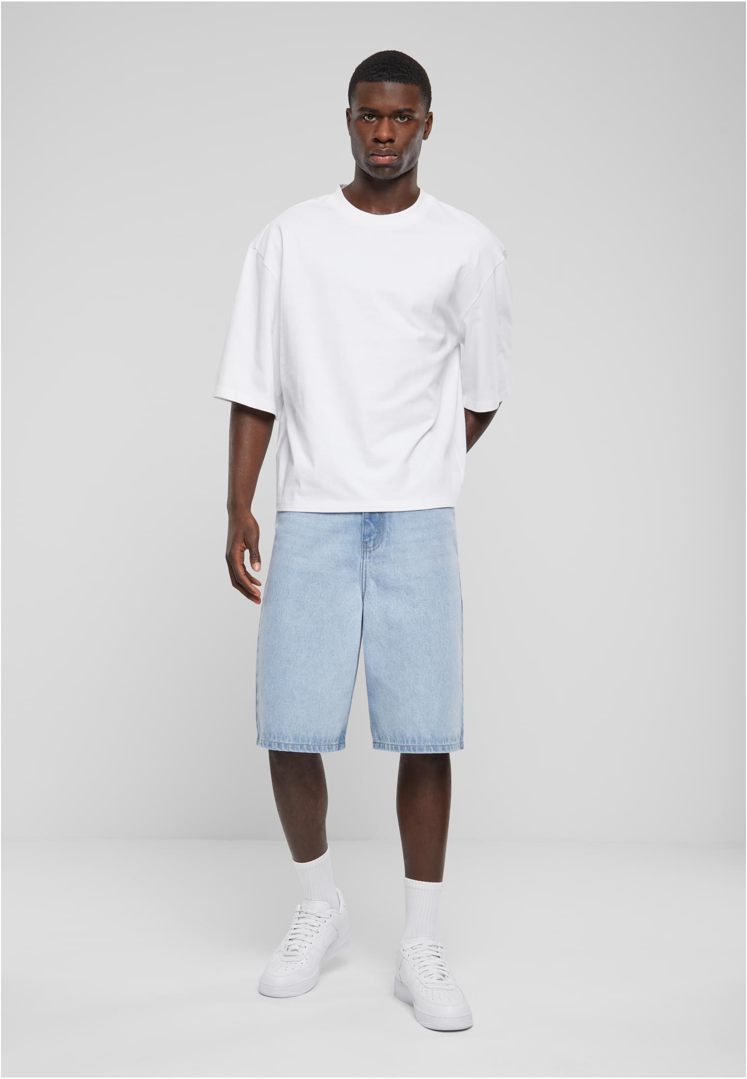 Organic Oversized Cropped Tee | white