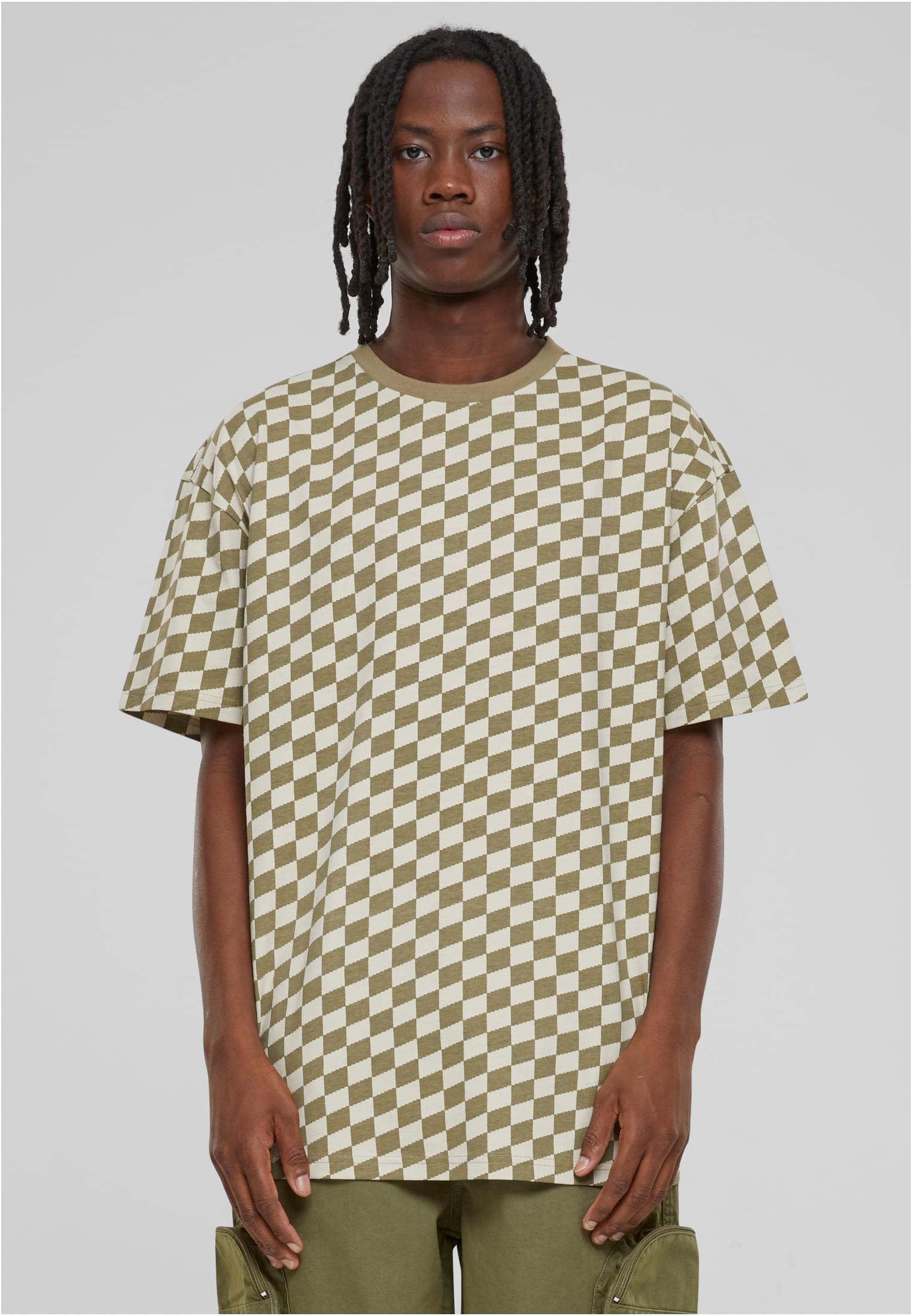 Oversized Check Tee | khakicheck