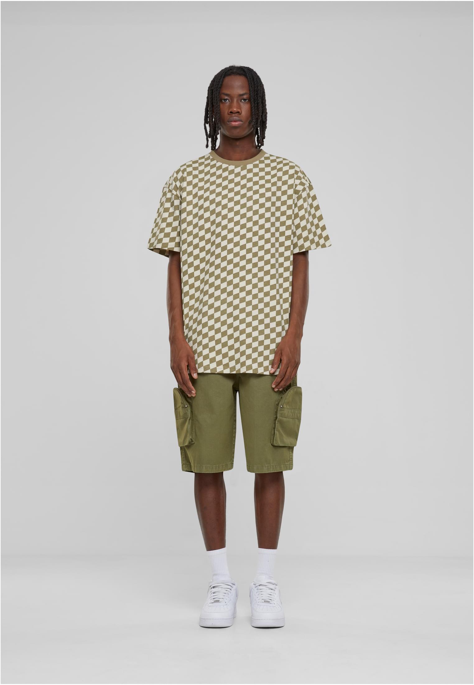 Oversized Check Tee | khakicheck