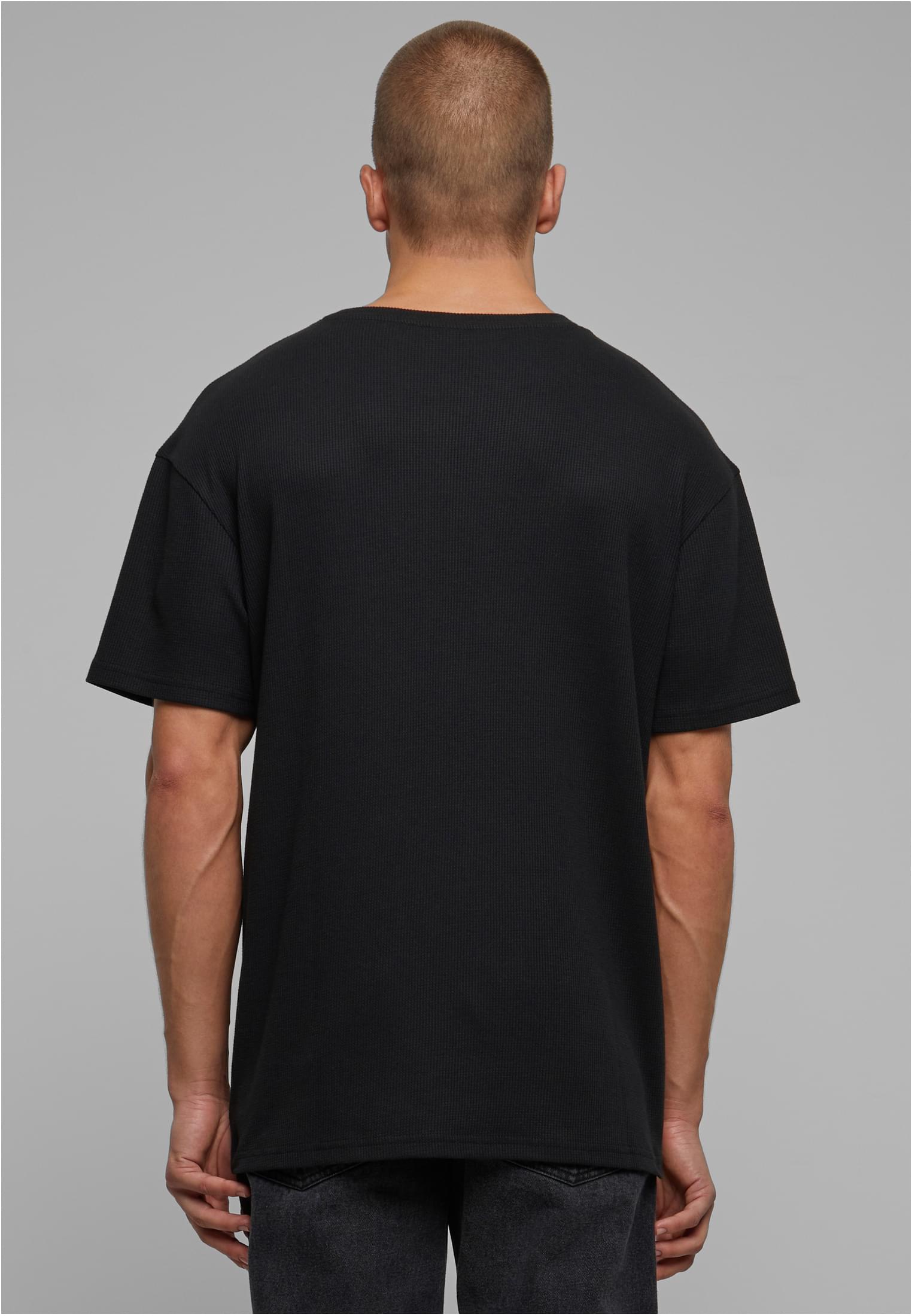 Waffle Tee | black