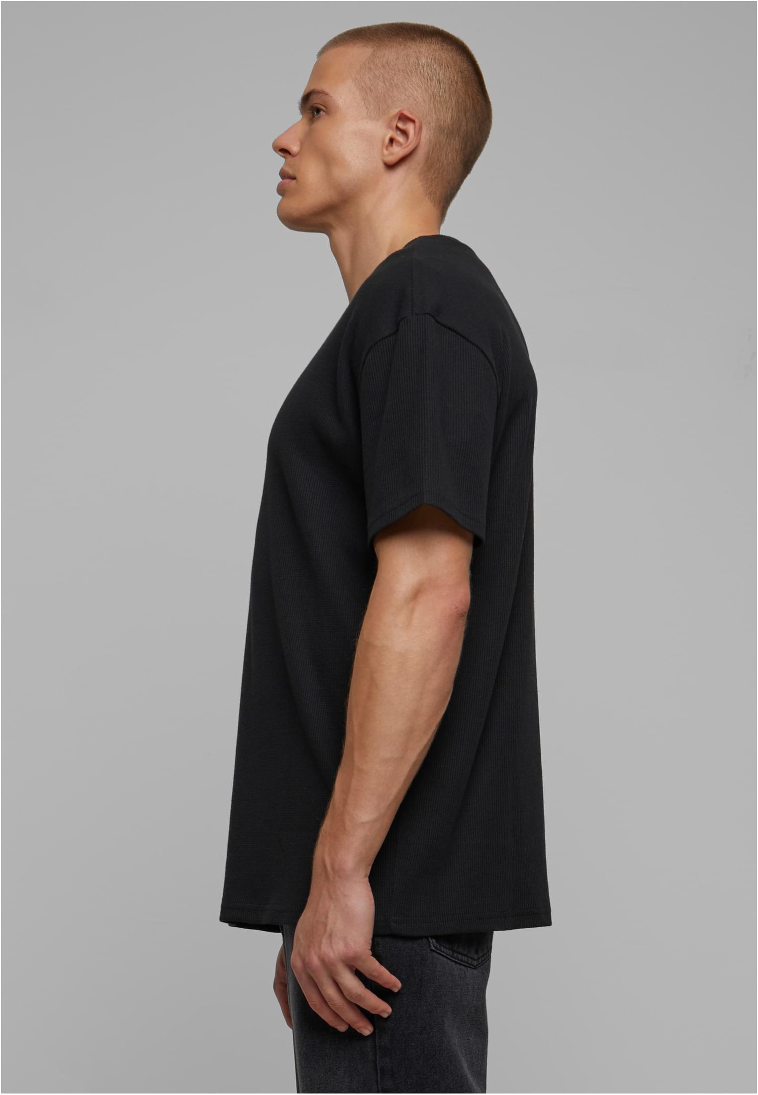 Waffle Tee | black