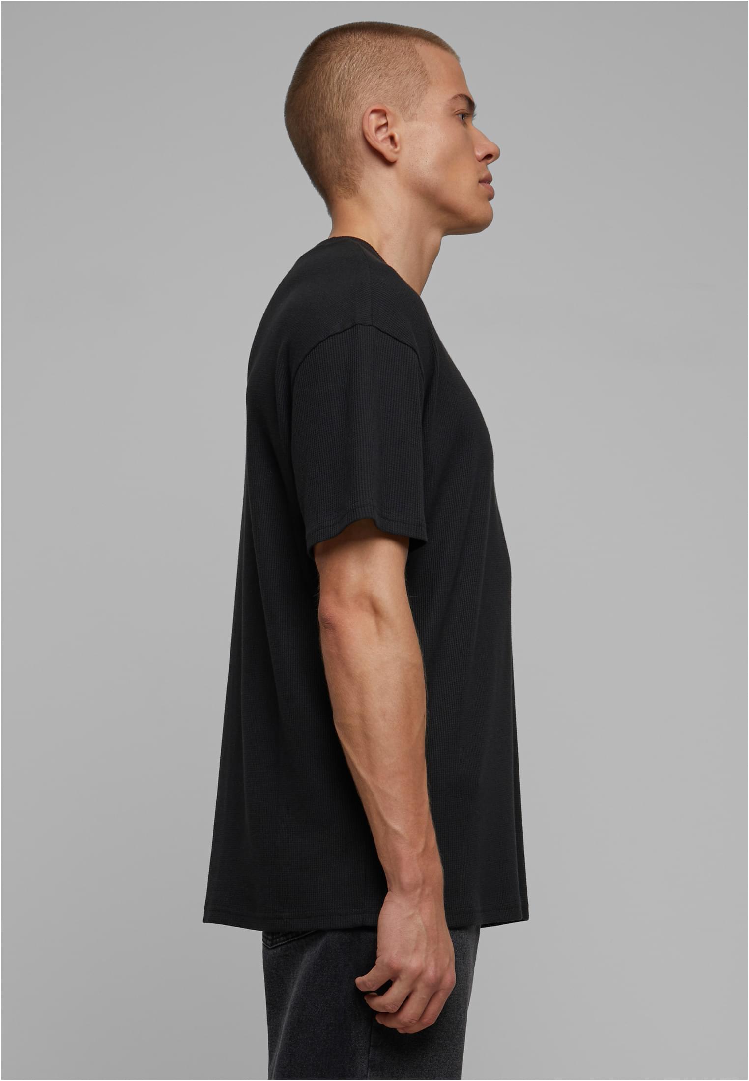 Waffle Tee | black