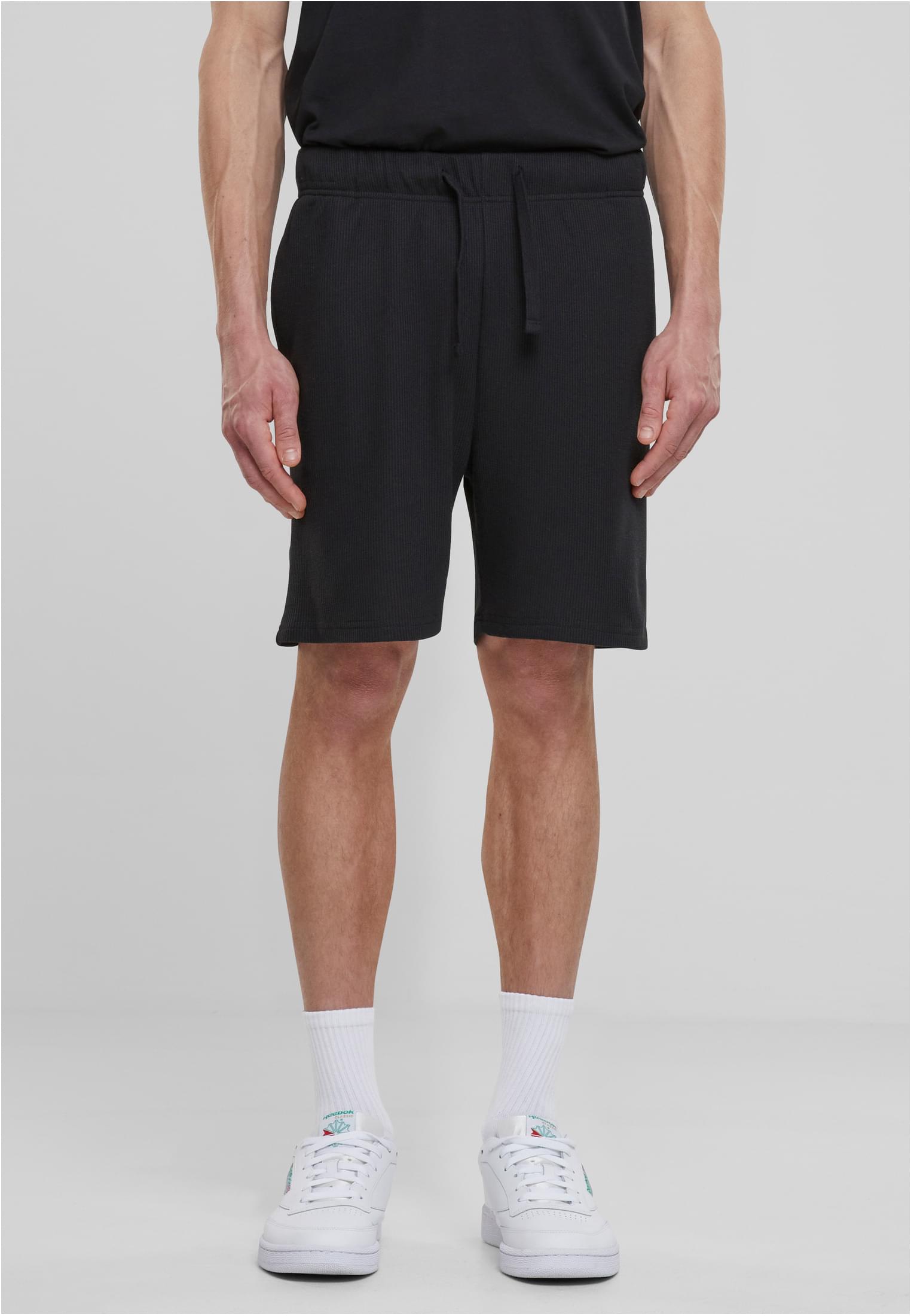 Waffle Sweat Shorts | black