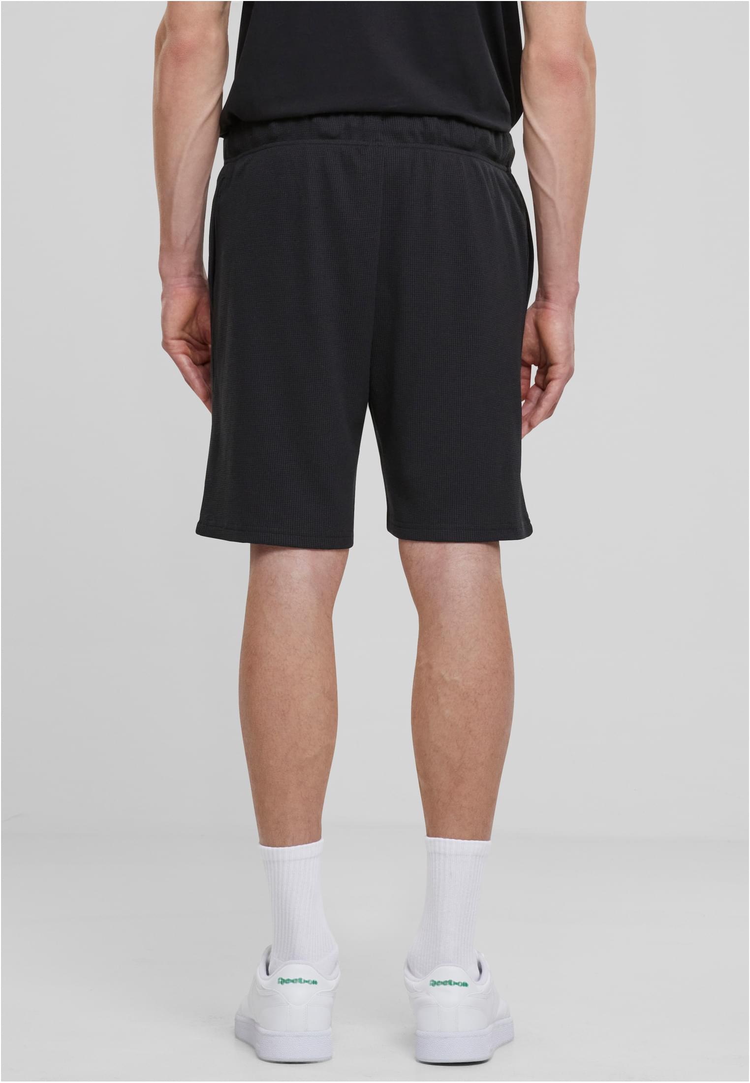 Waffle Sweat Shorts | black