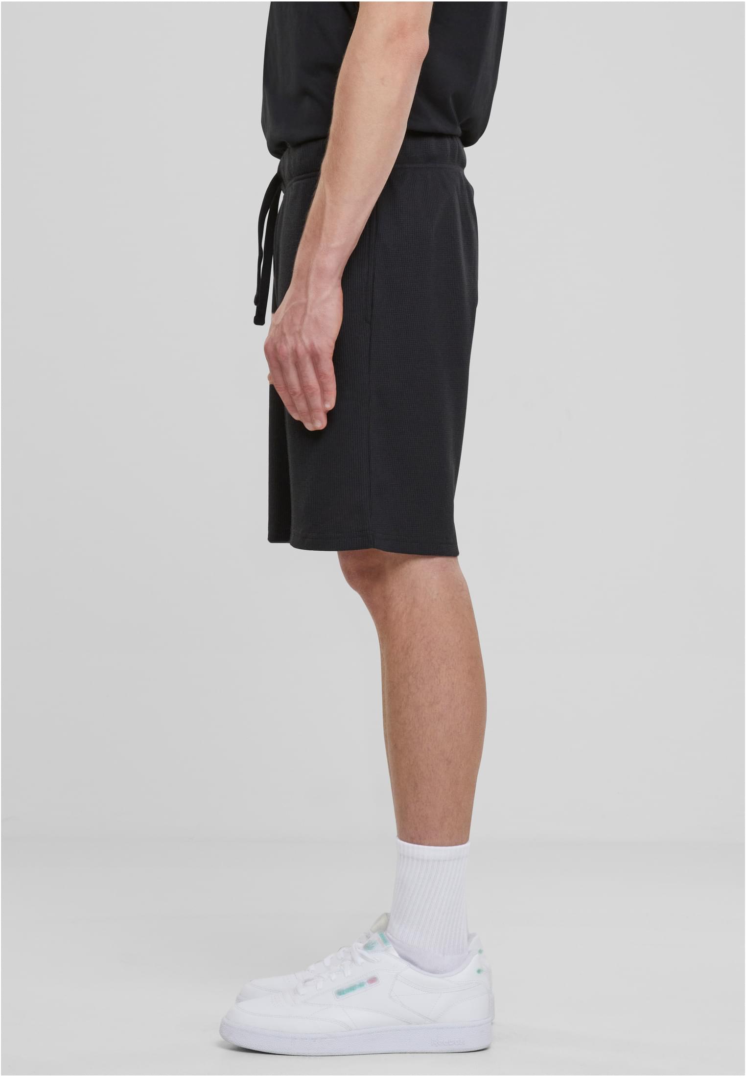 Waffle Sweat Shorts | black