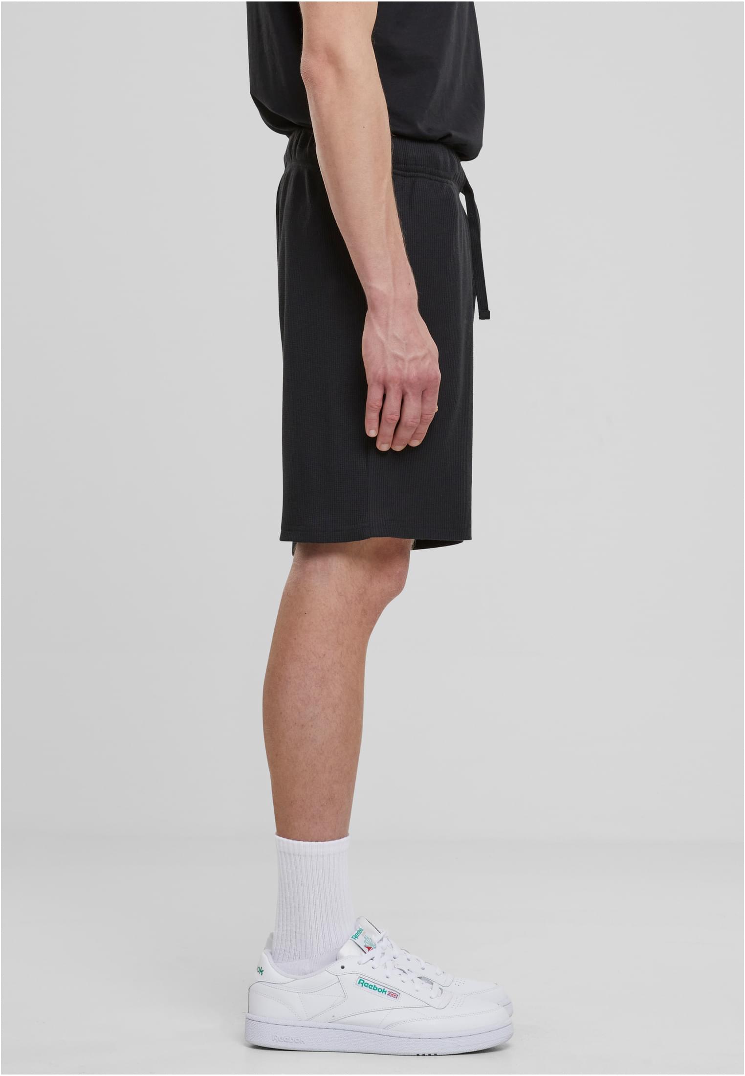 Waffle Sweat Shorts | black