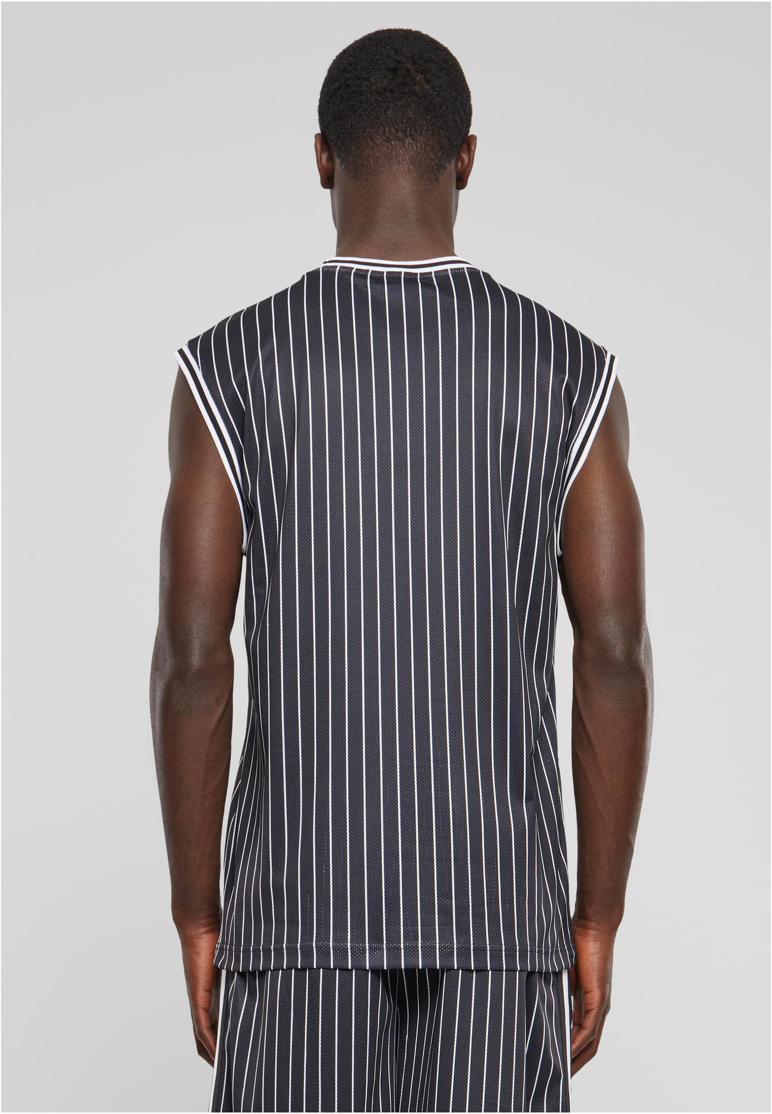 Striped Mesh Tanktop | black/white