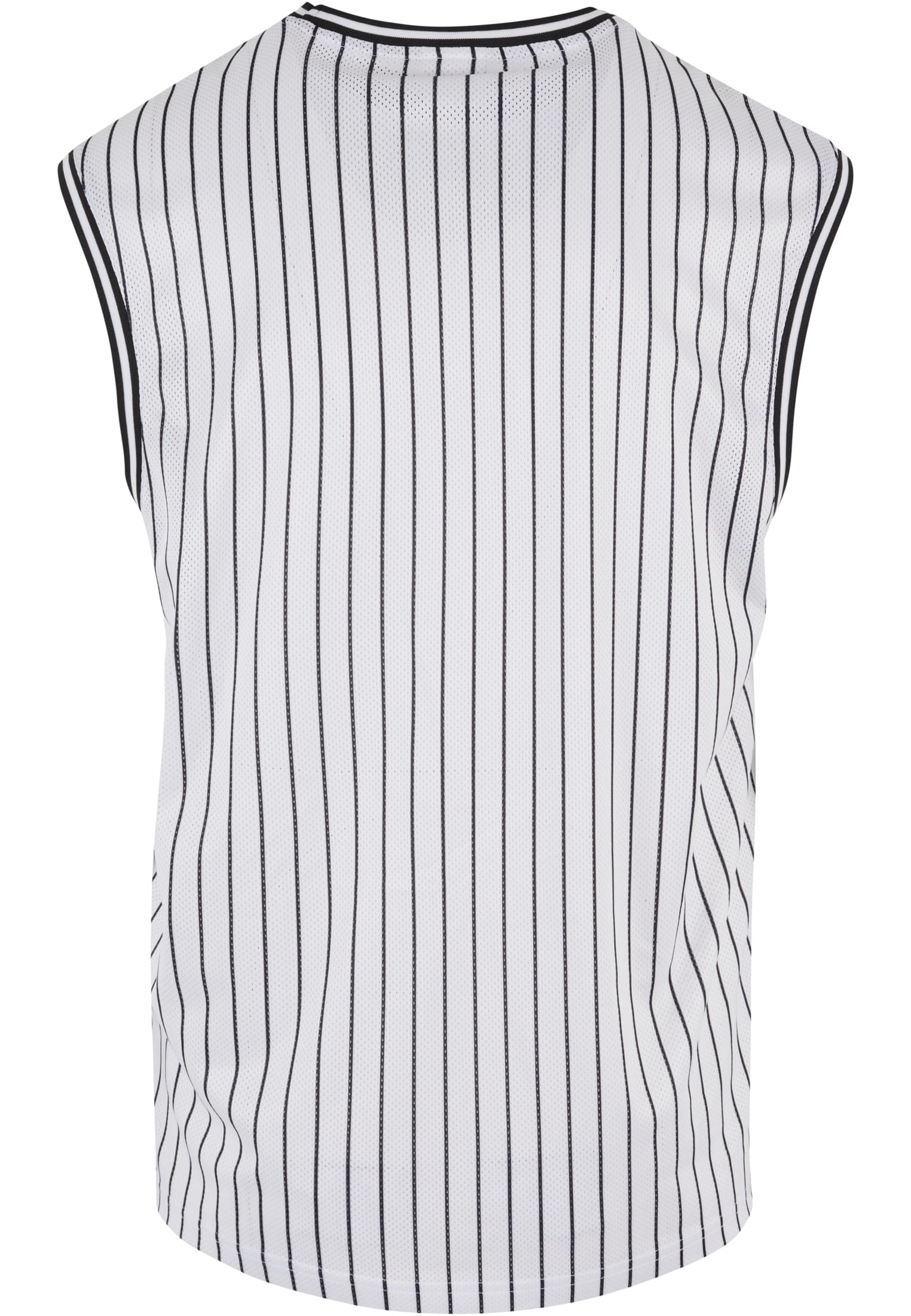 Striped Mesh Tanktop | white/black