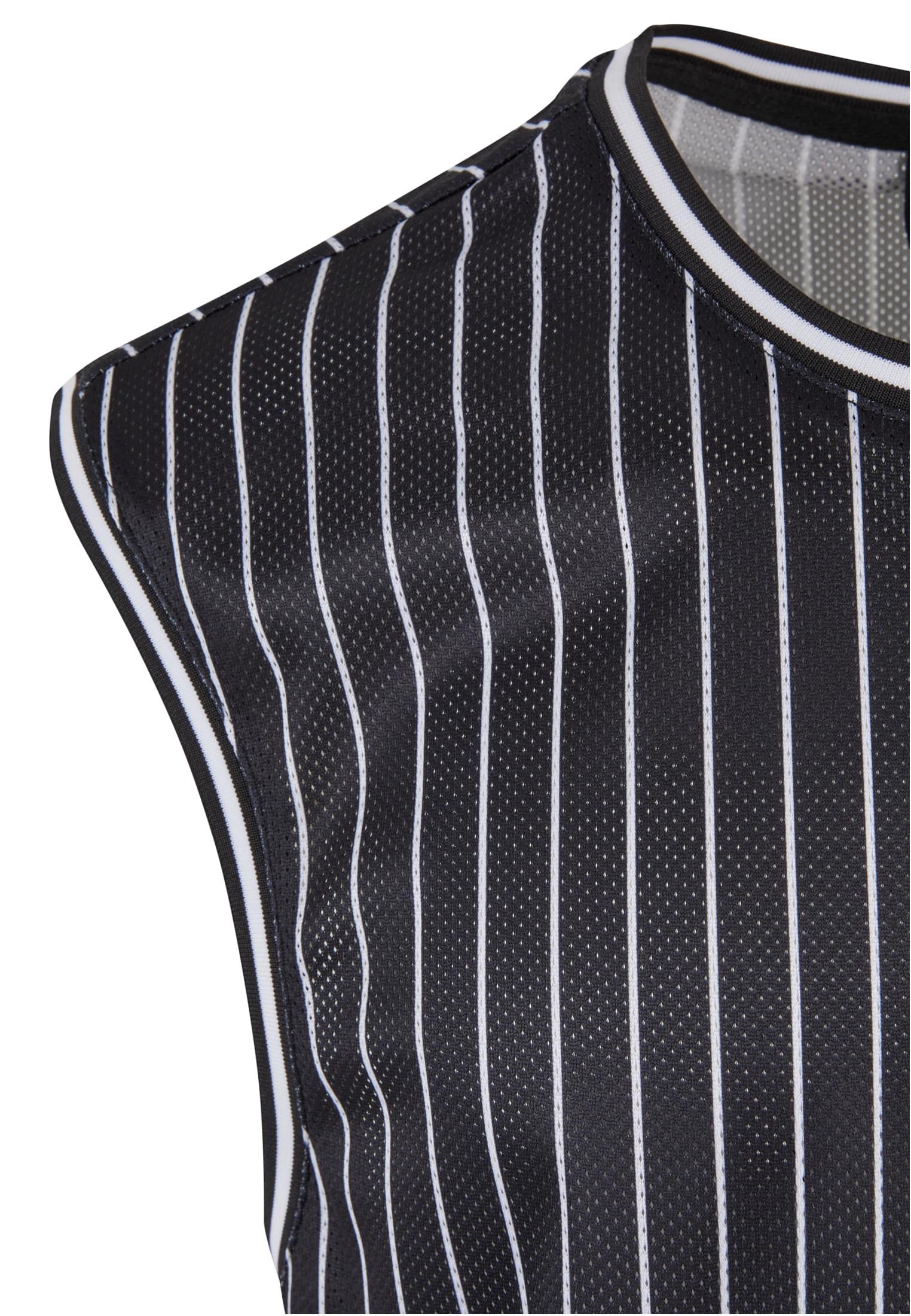 Striped Mesh Tanktop | black/white