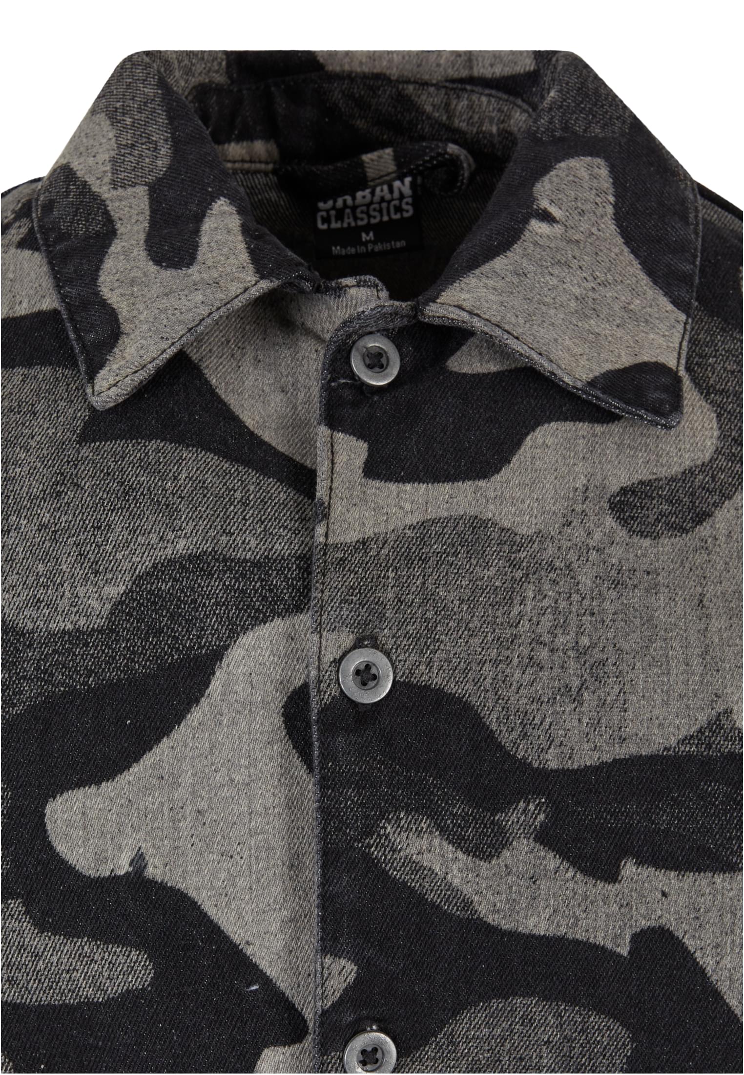 Laser Camo Printed Boxy Shirt | blacklasercamo