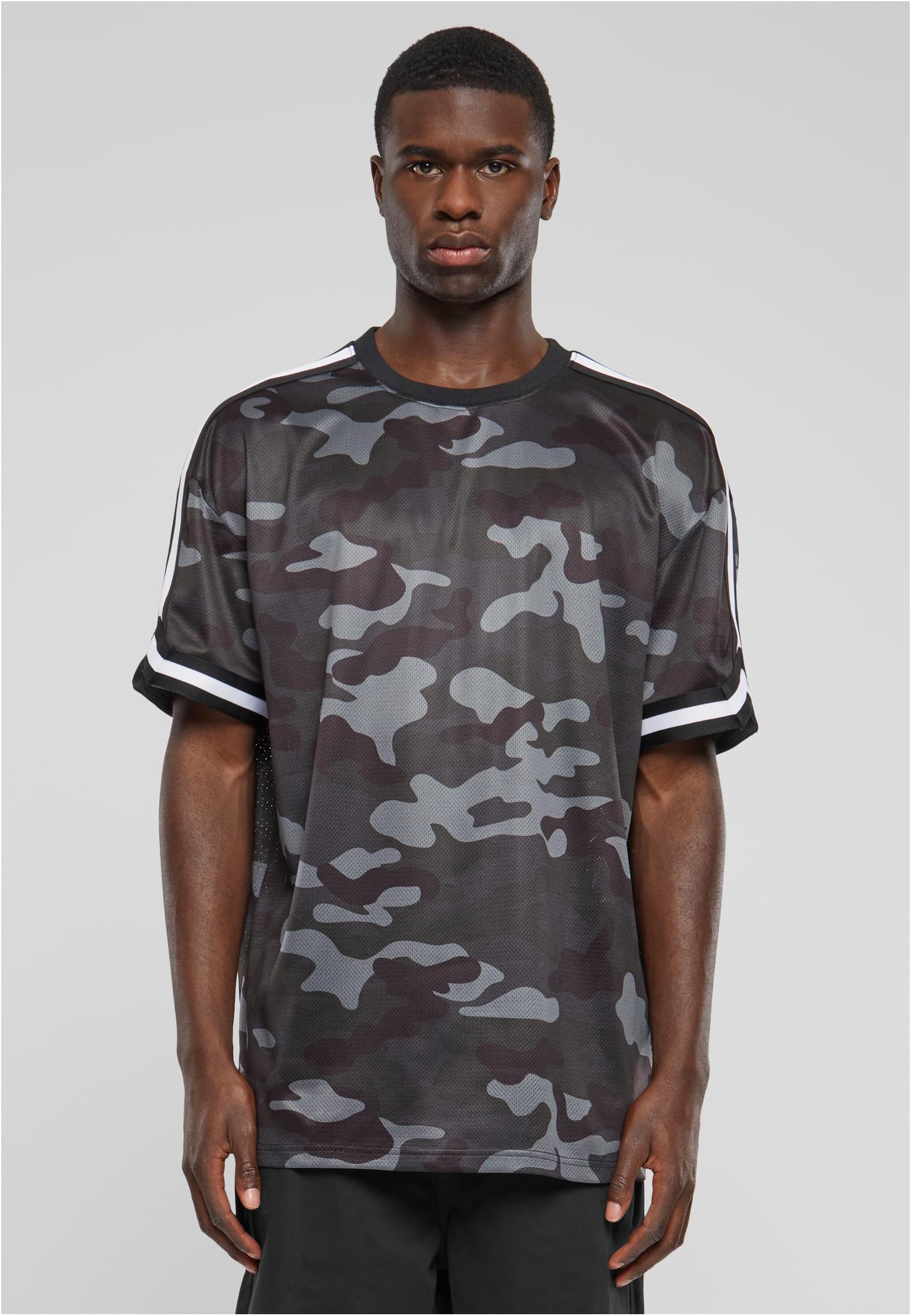 Oversized  Mesh AOP Tee | darkcamo