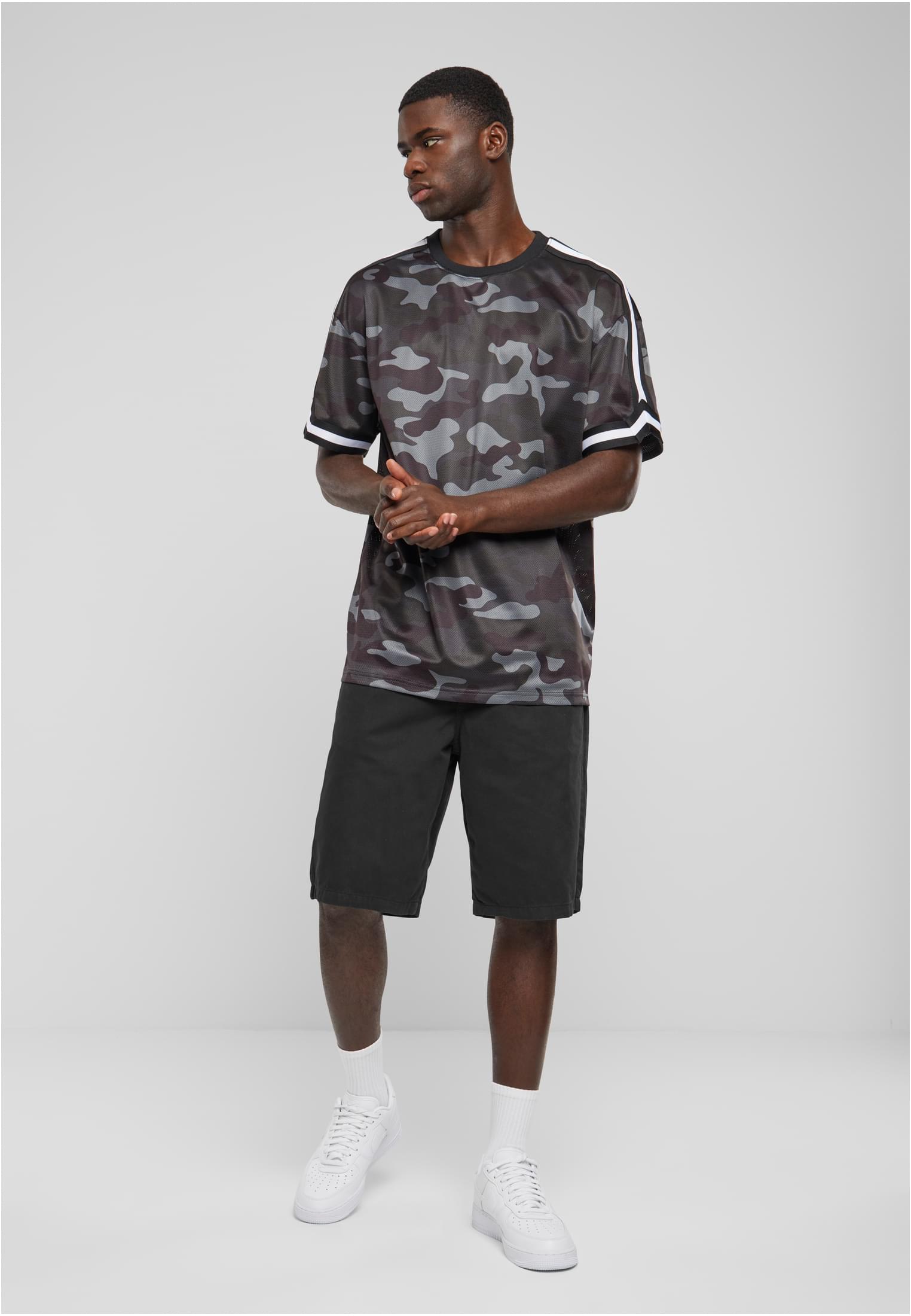 Oversized  Mesh AOP Tee | darkcamo