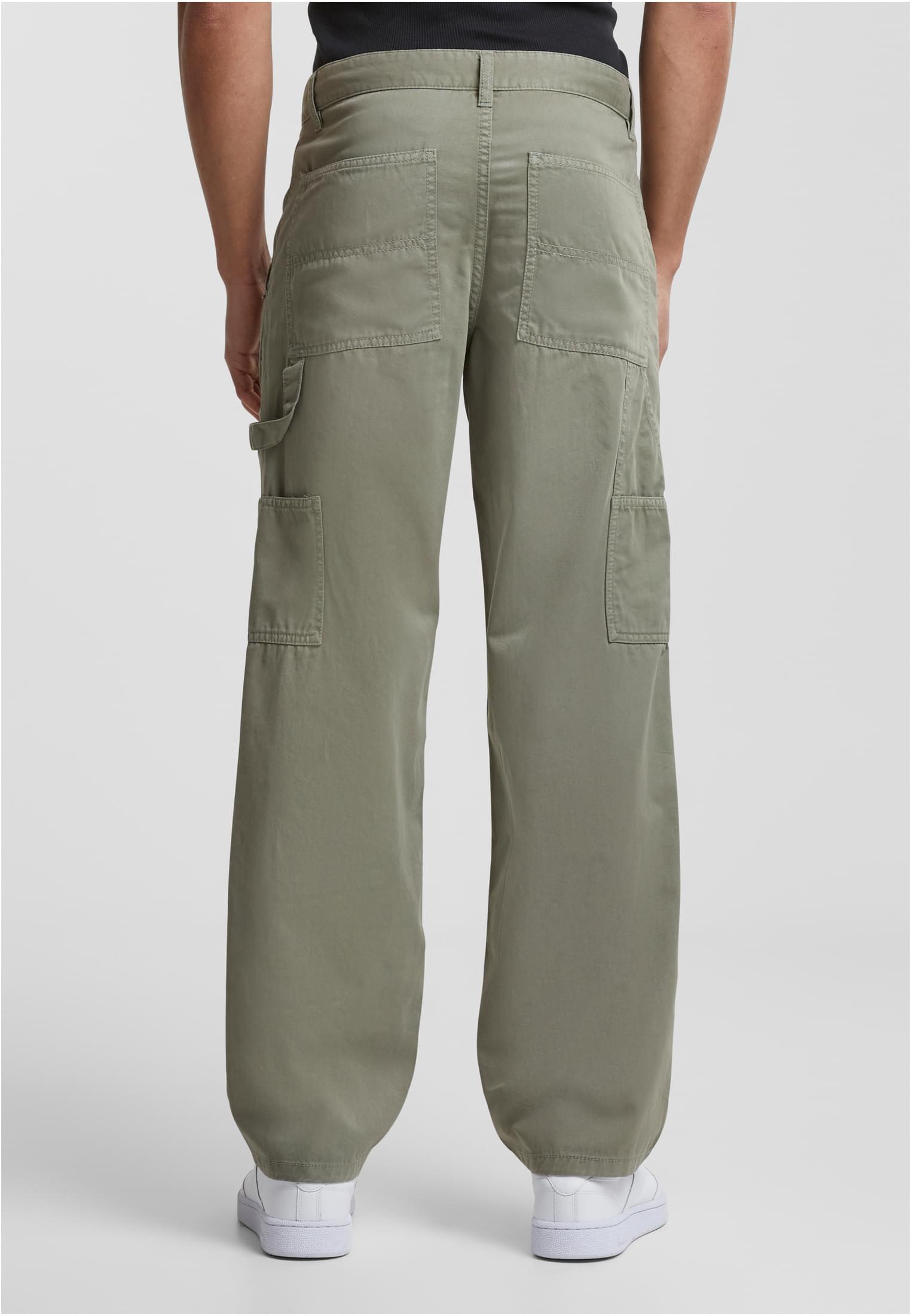 Twill Double Knee Pants | palegreen