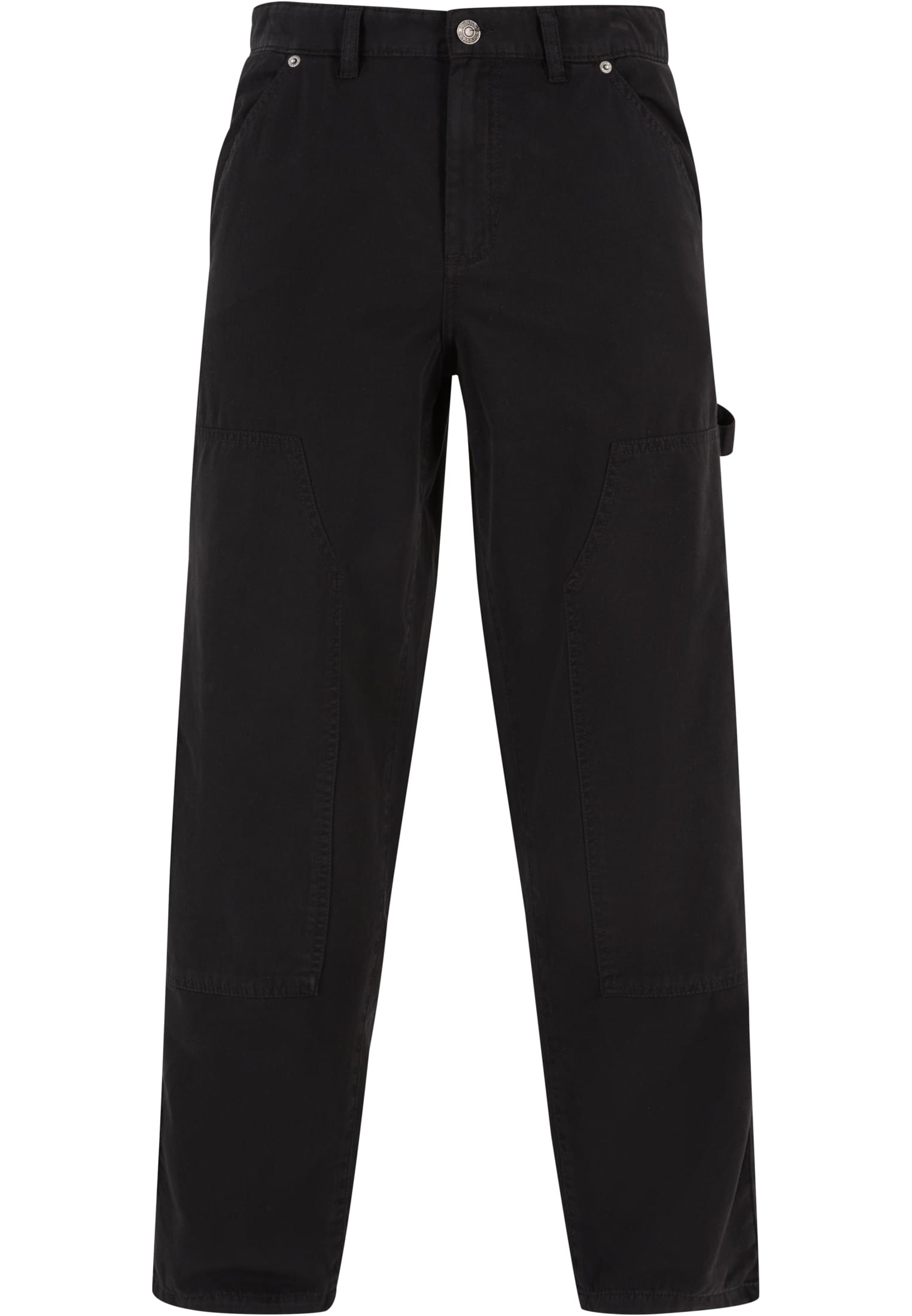 Twill Double Knee Pants | black