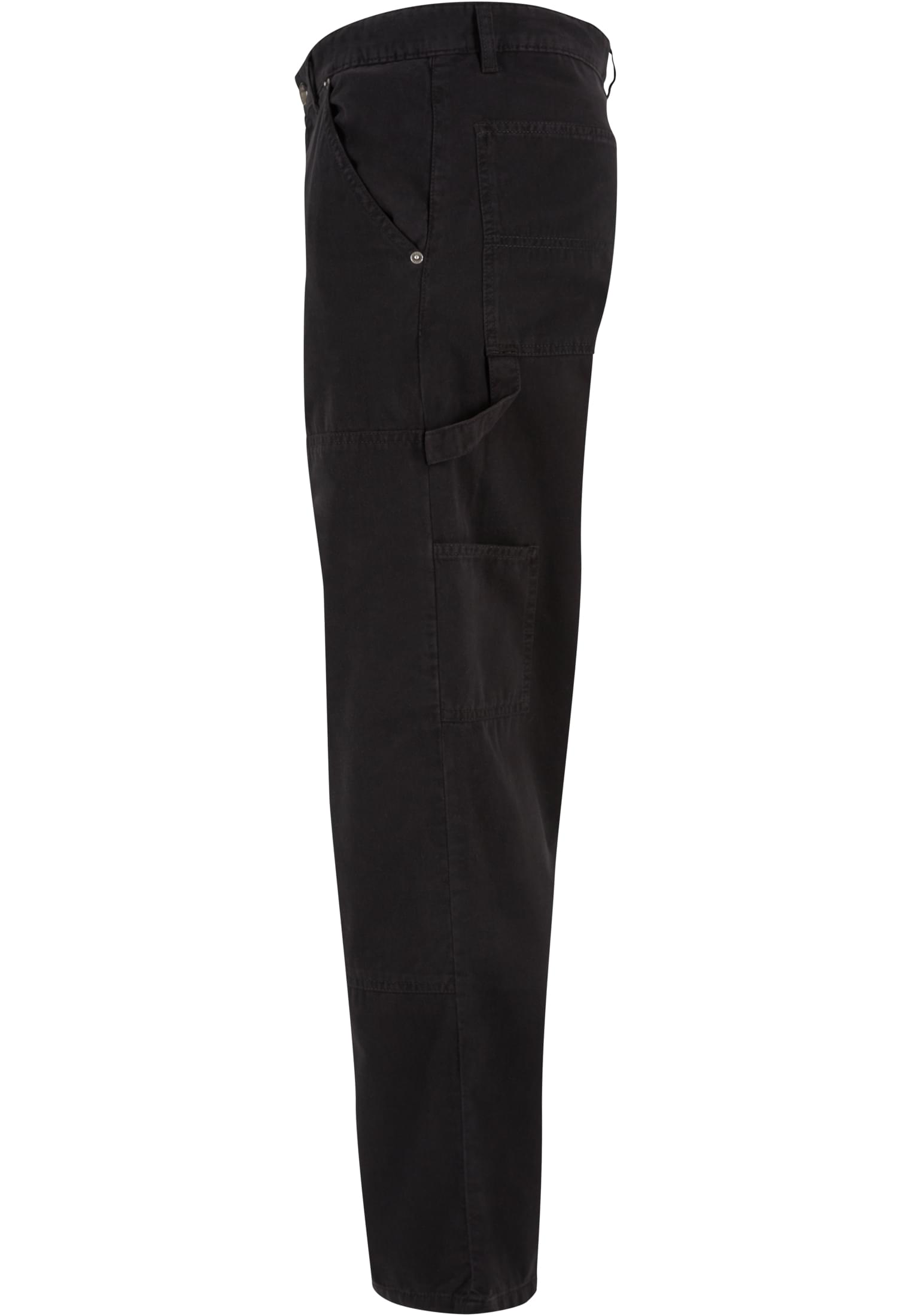 Twill Double Knee Pants | black