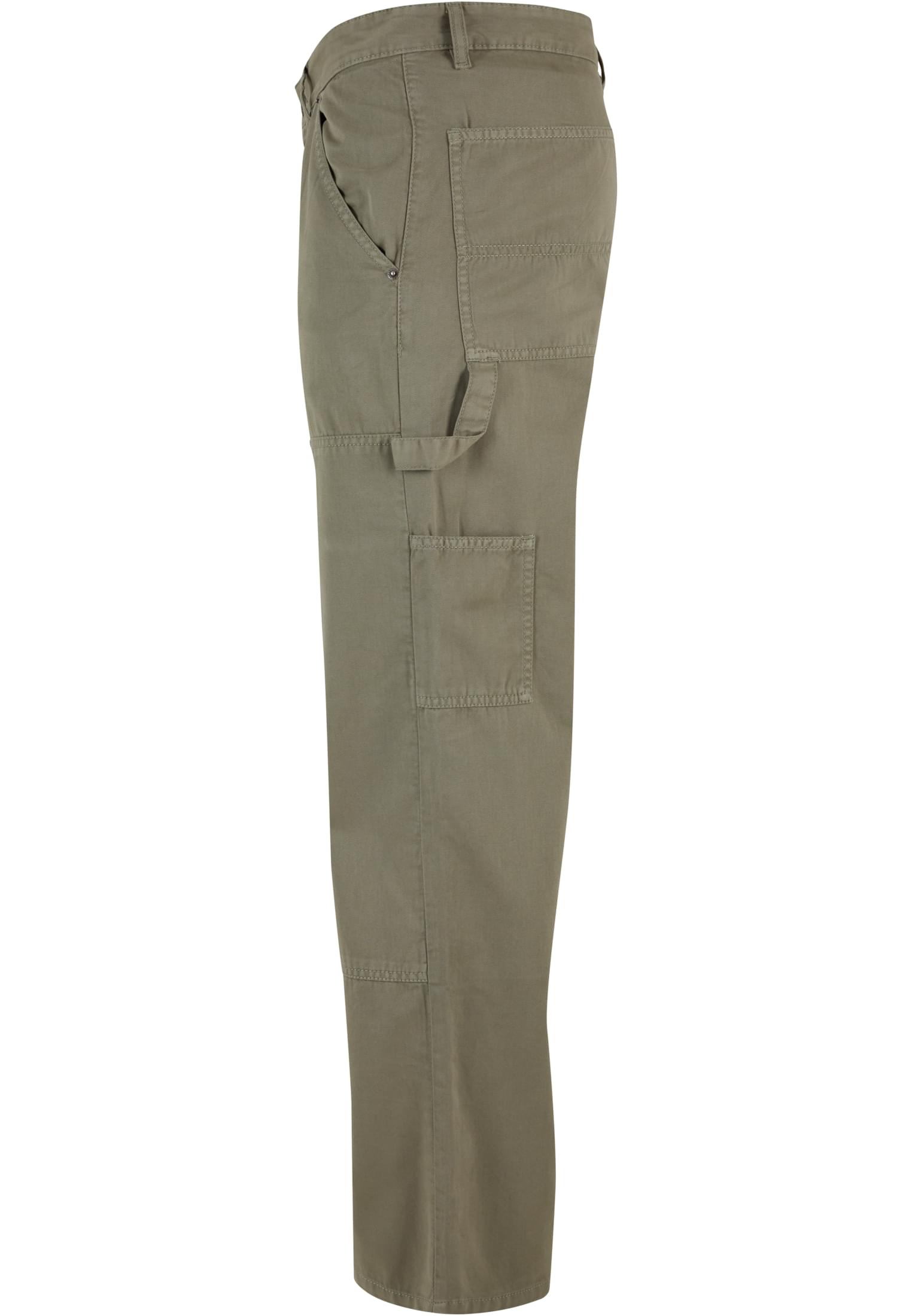 Twill Double Knee Pants | palegreen