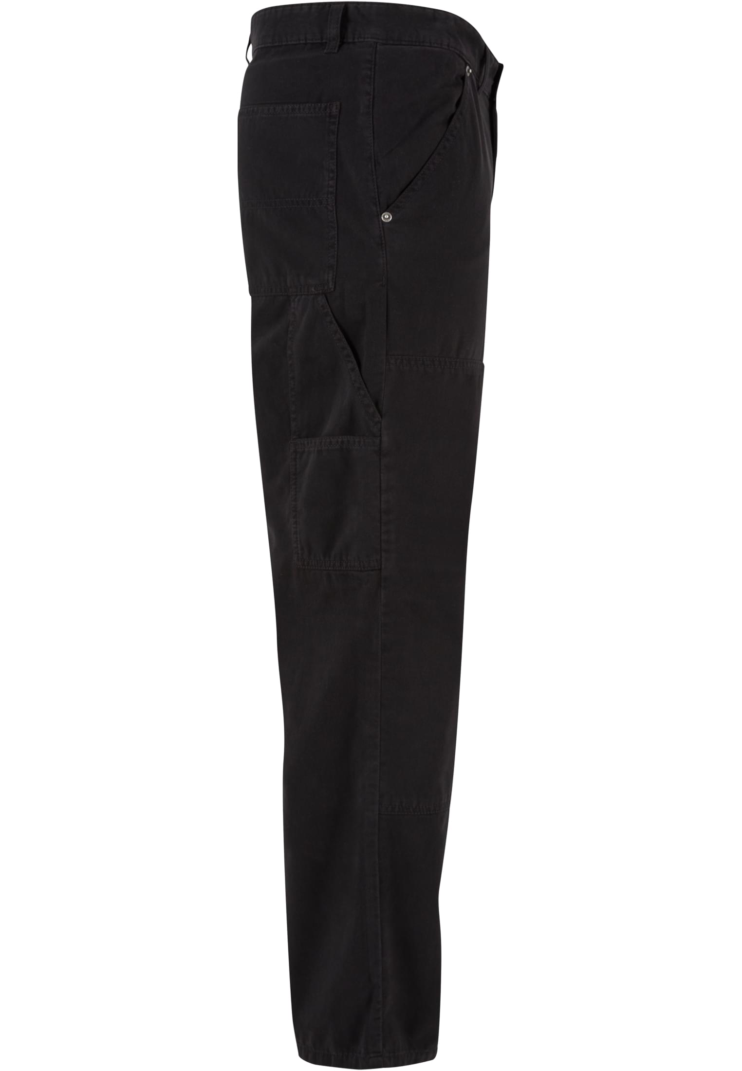 Twill Double Knee Pants | black