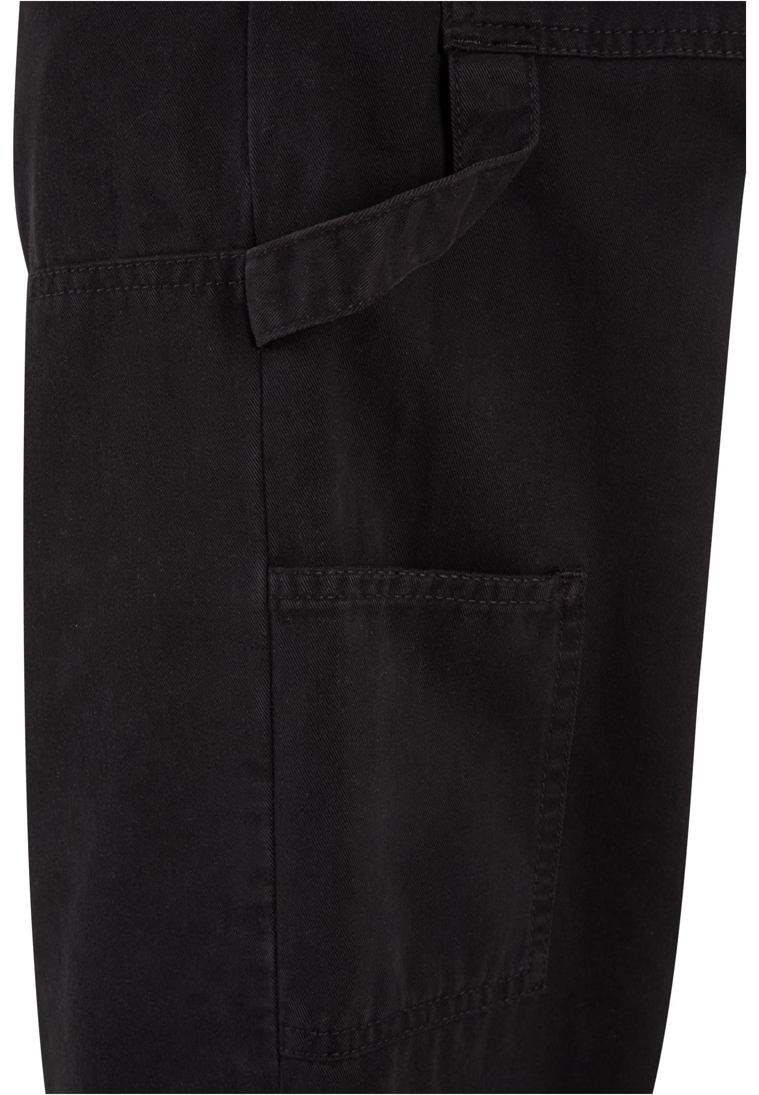 Twill Double Knee Pants | black