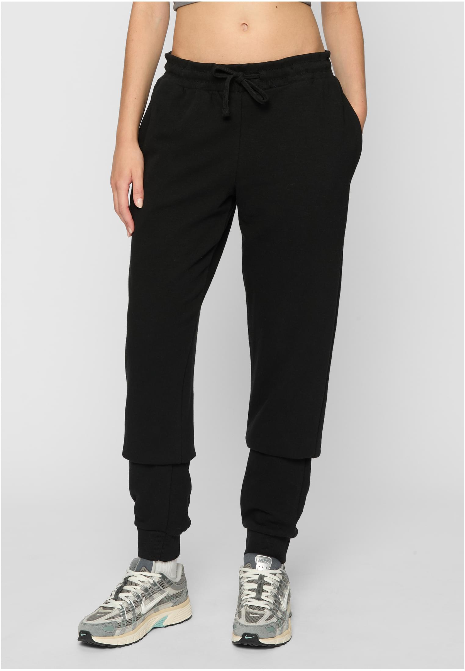 Light Terry Basic Sweatpants | black