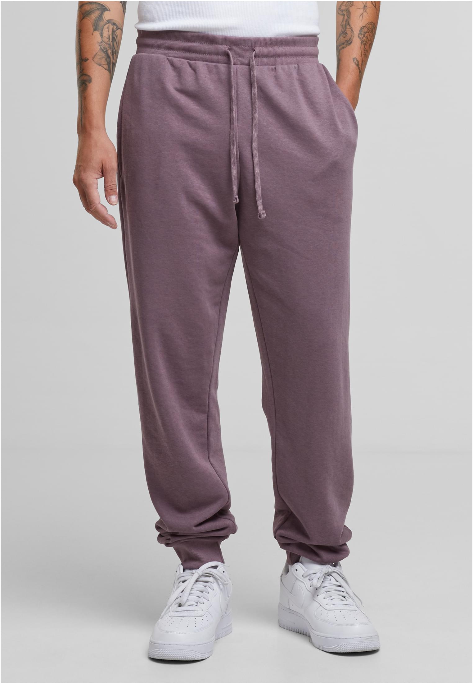 Light Terry Basic Sweatpants | fadedpurple