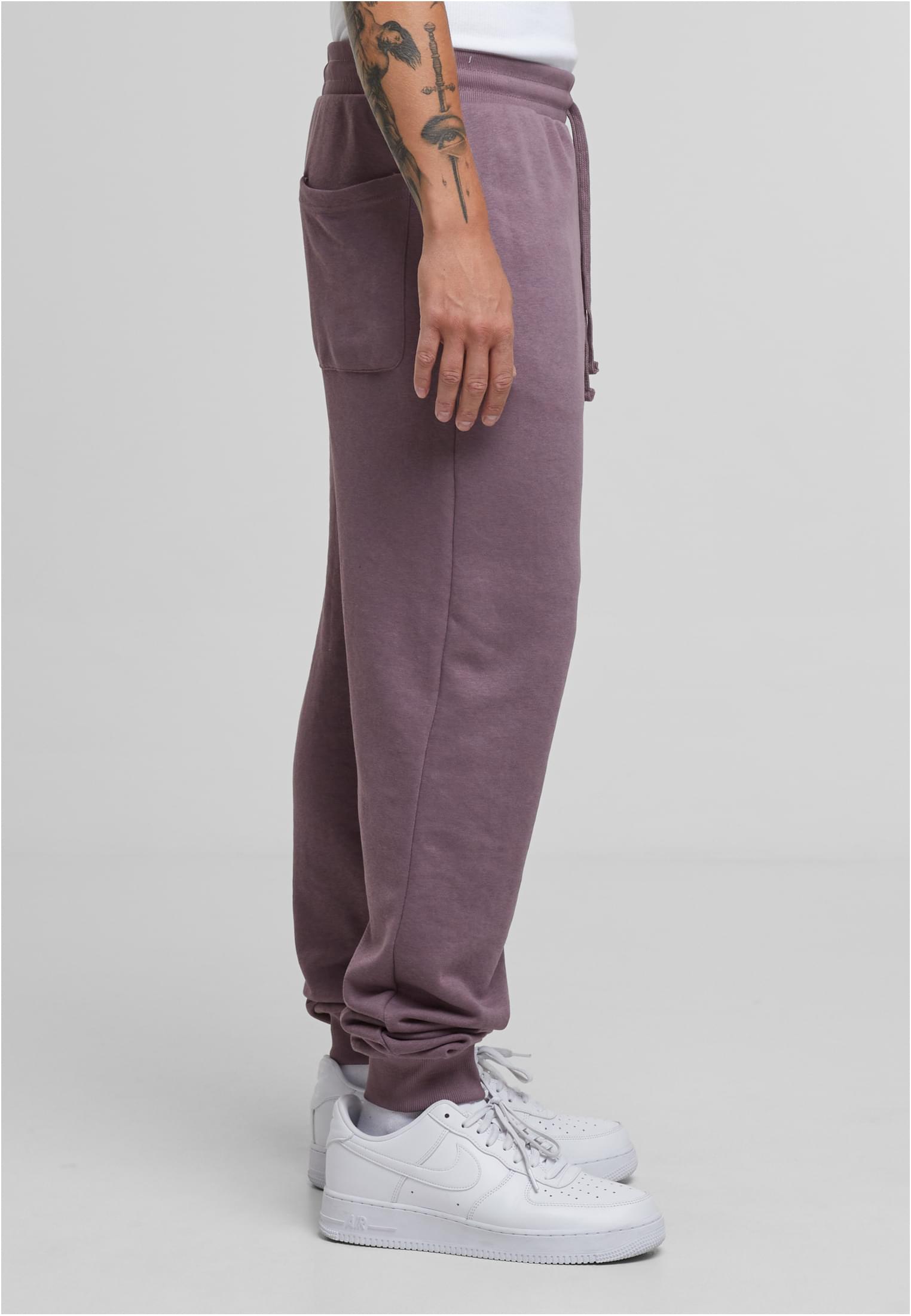 Light Terry Basic Sweatpants | fadedpurple