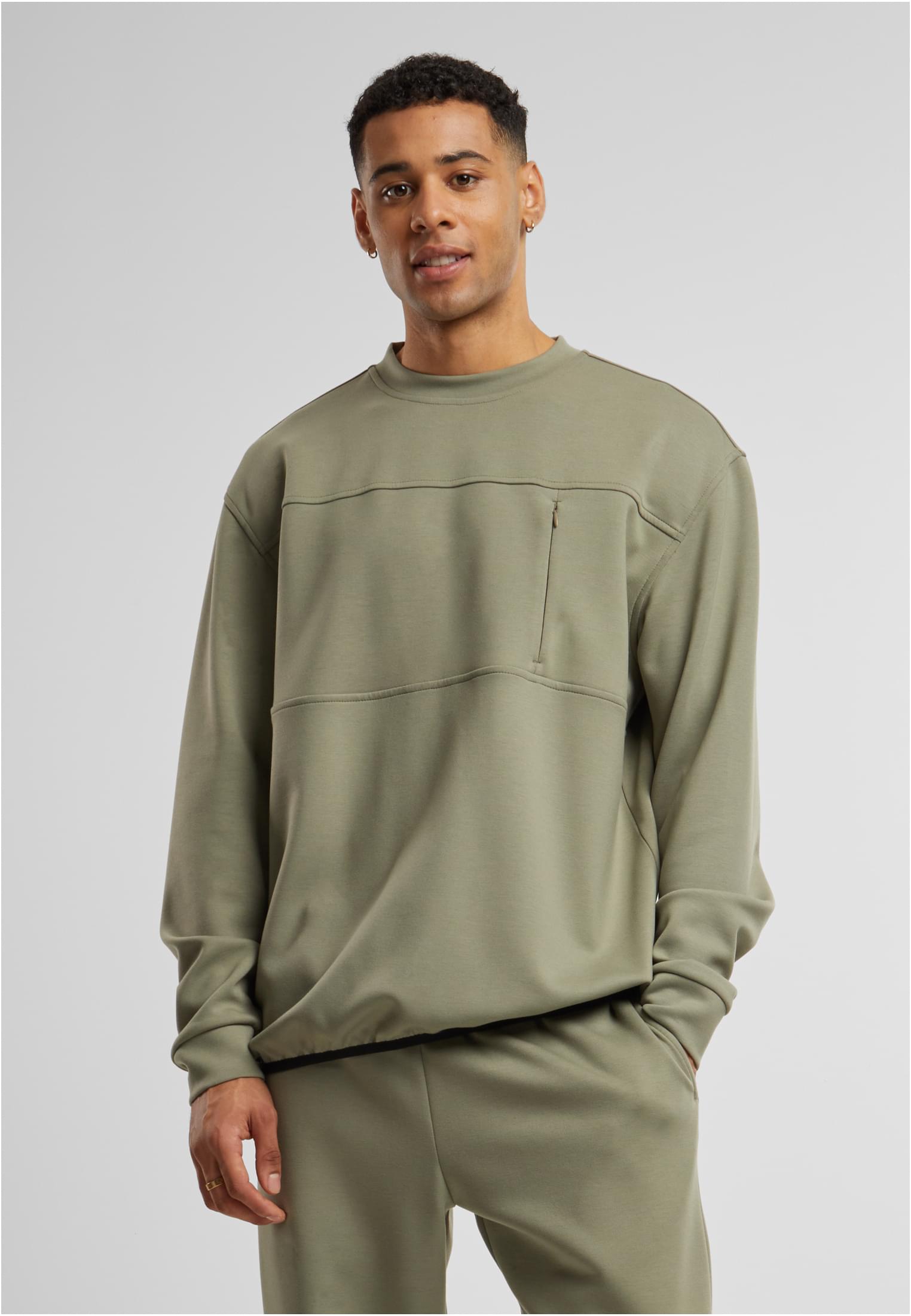 Scuba Zip Pocket Crew | palegreen