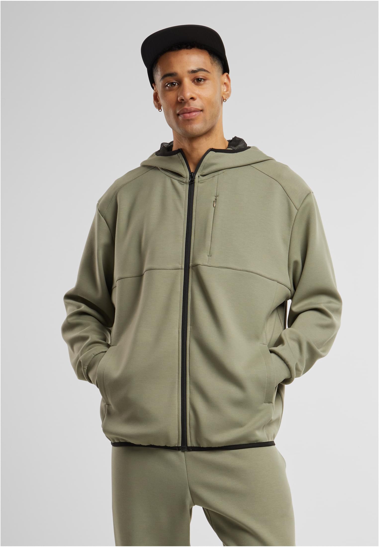 Scuba Zip Pocket Hoody | palegreen