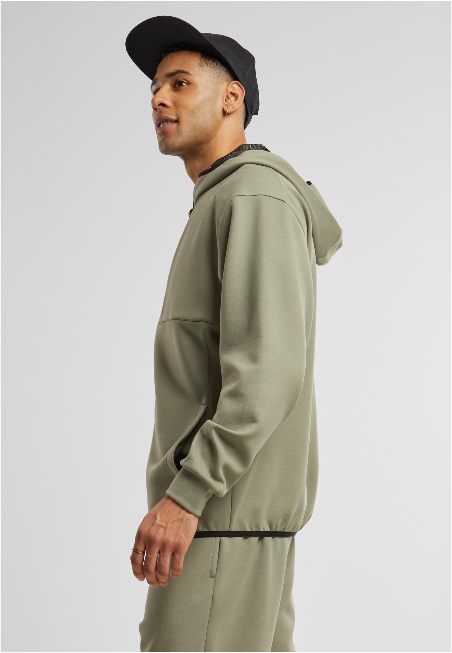 Scuba Zip Pocket Hoody | palegreen