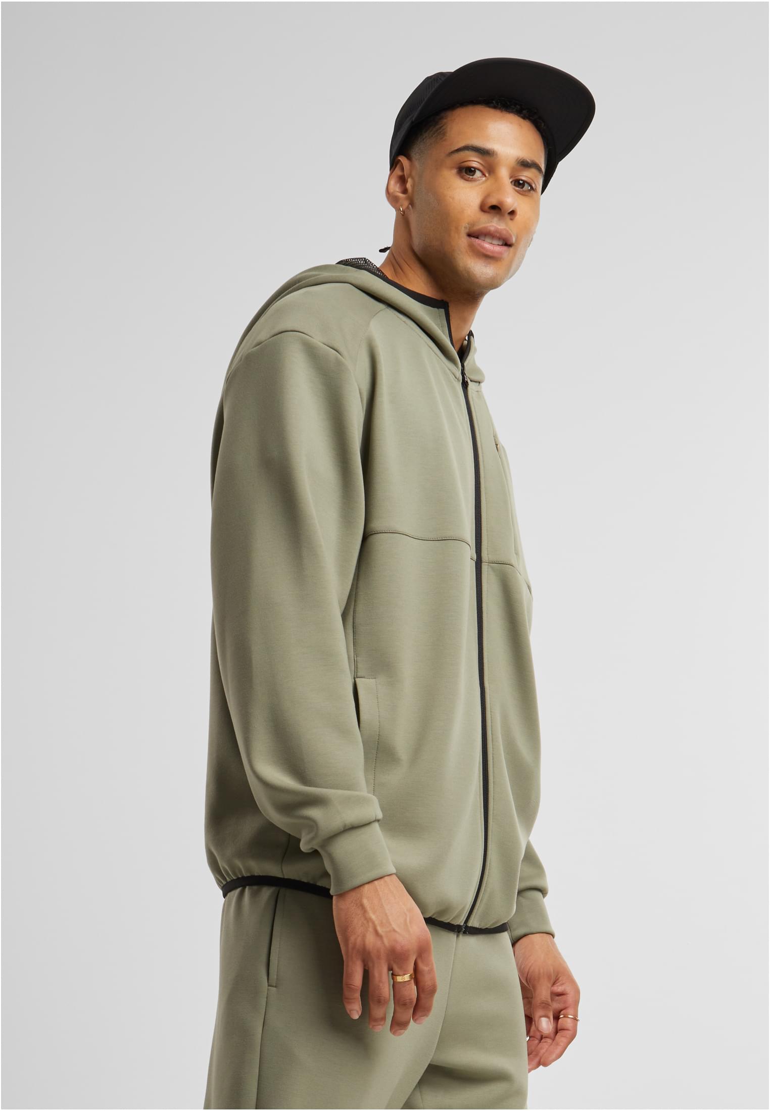 Scuba Zip Pocket Hoody | palegreen