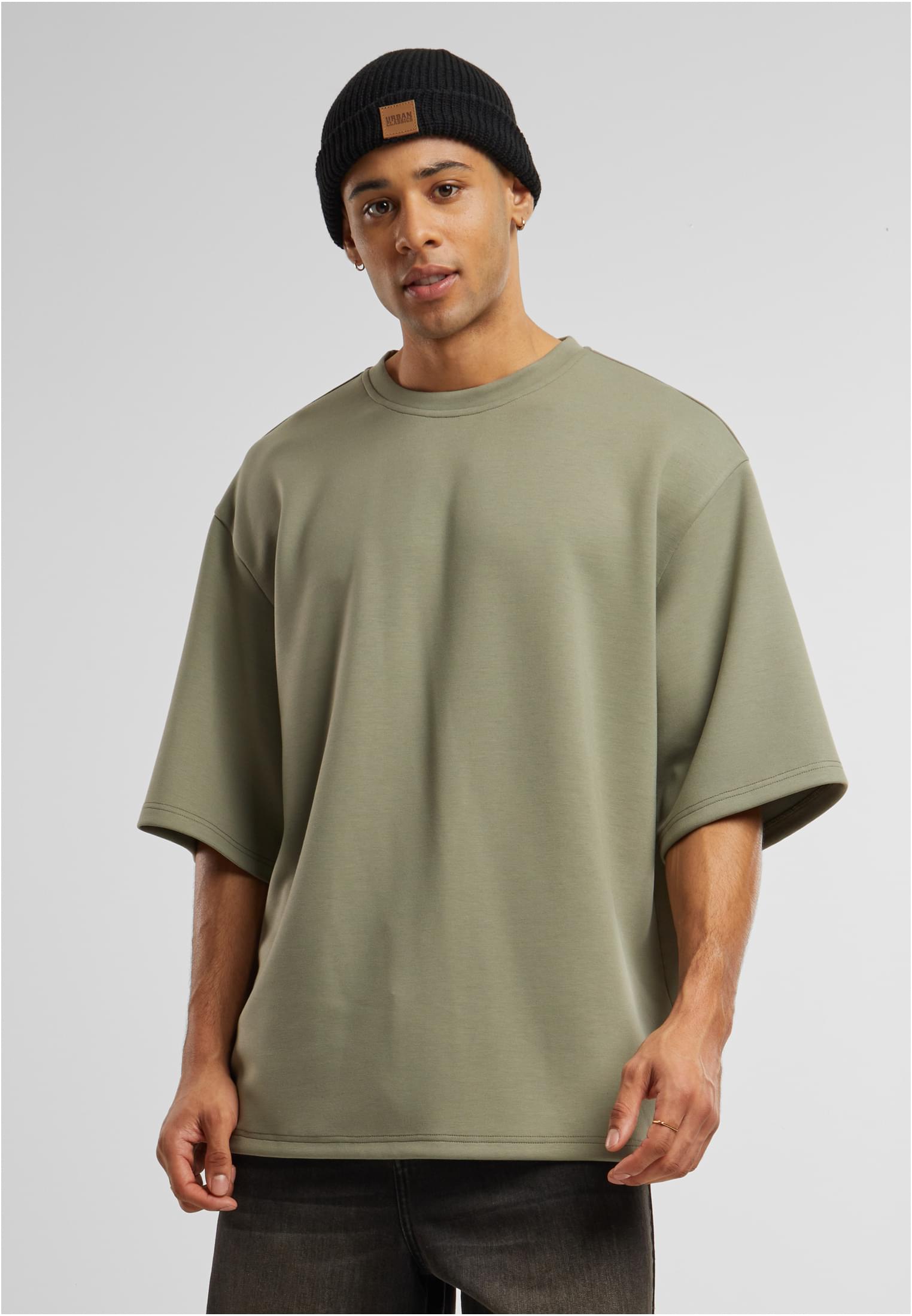 Oversized Scuba Tee | palegreen