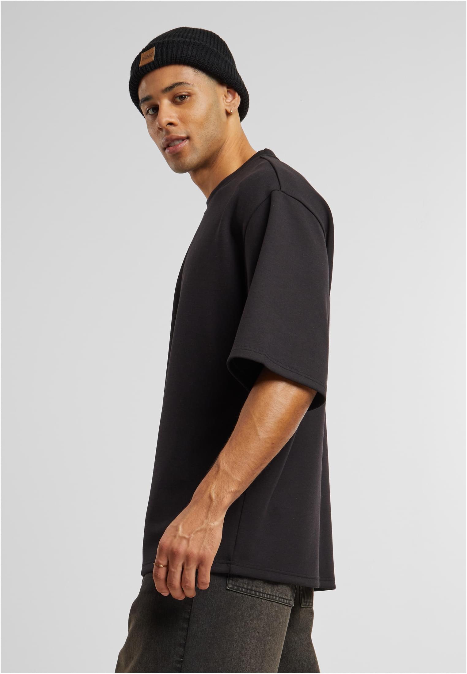 Oversized Scuba Tee | black