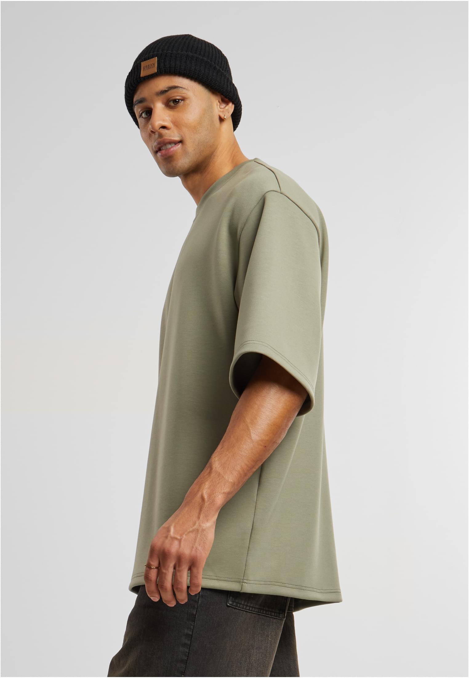 Oversized Scuba Tee | palegreen