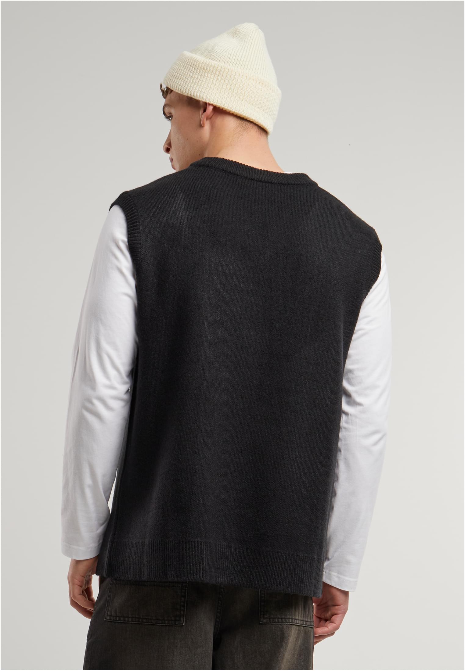 Knitted Vest | black