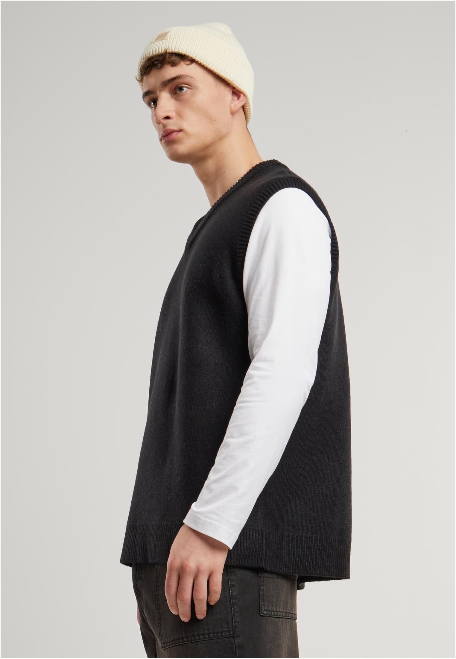 Knitted Vest | black