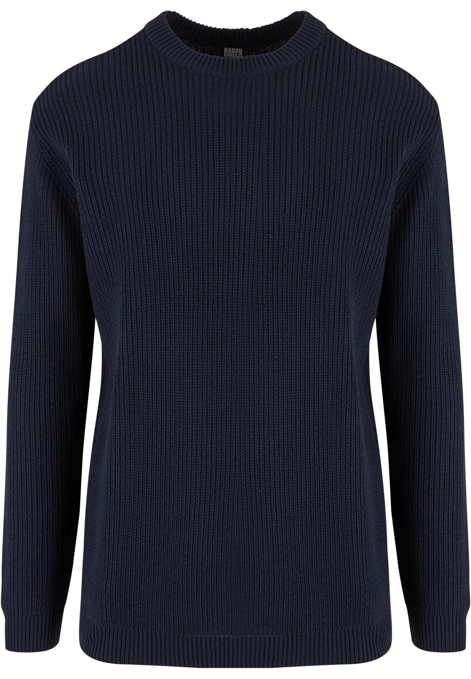 Rib Basic Sweater | navy